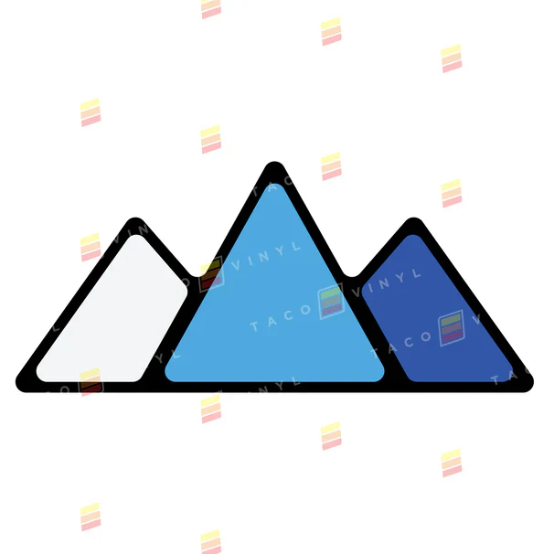 Taco Vinyl Mountain 4Runner Grille Badge - Image 5