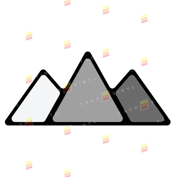 Taco Vinyl Mountain 4Runner Grille Badge - Image 6
