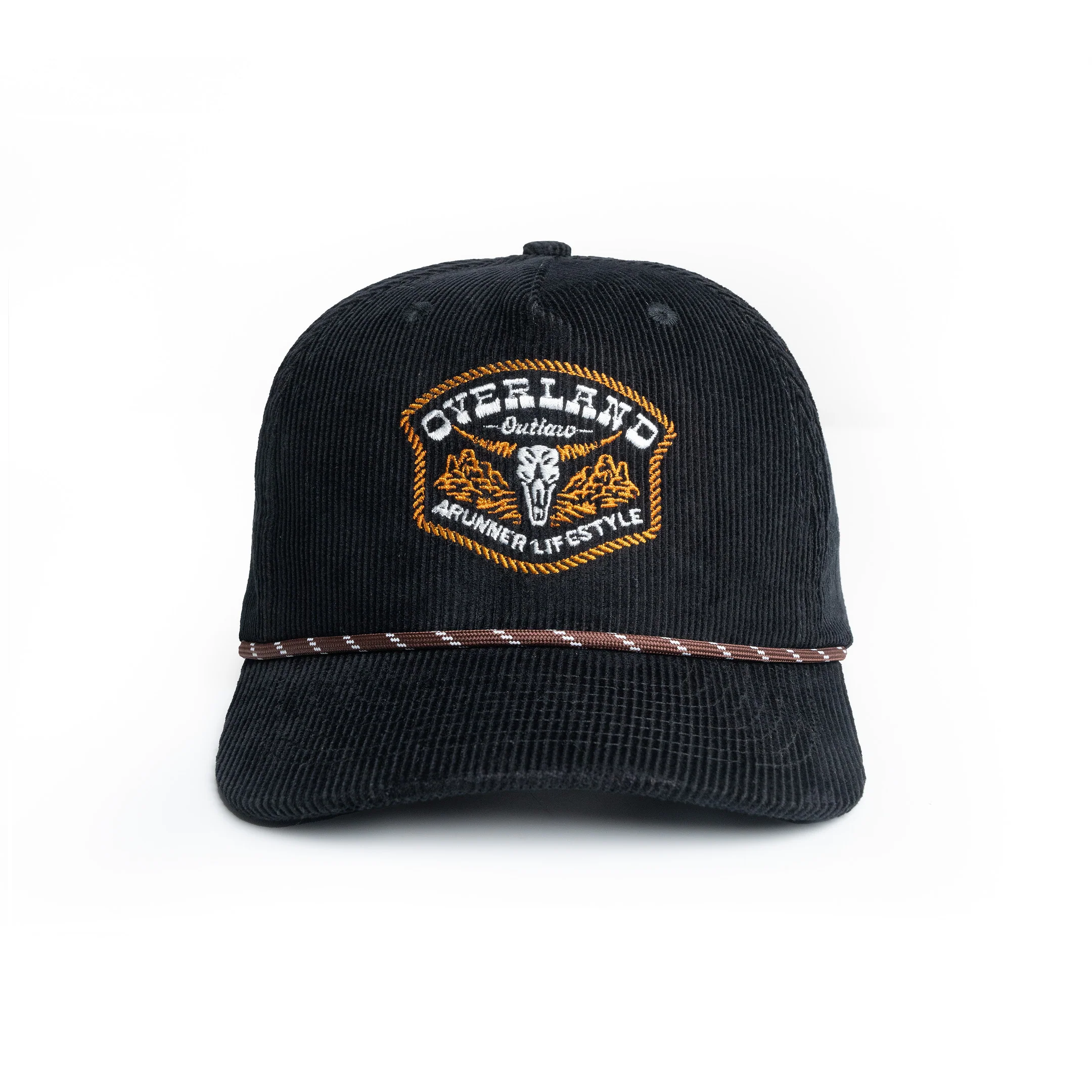 4Runner Lifestyle Overland Outlaw Black Corduroy Hat - Image 2