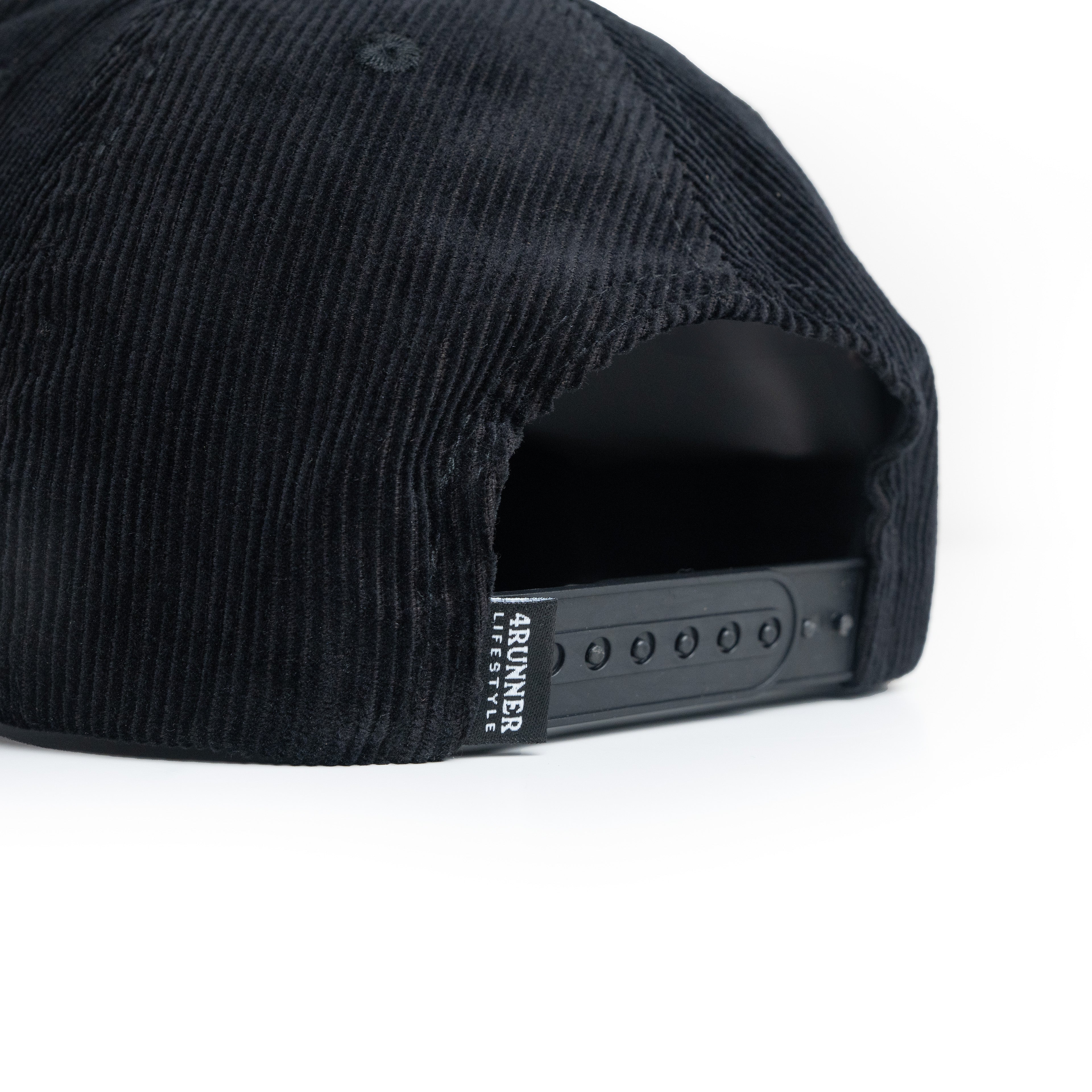 4Runner Lifestyle Overland Outlaw Black Corduroy Hat - Image 3