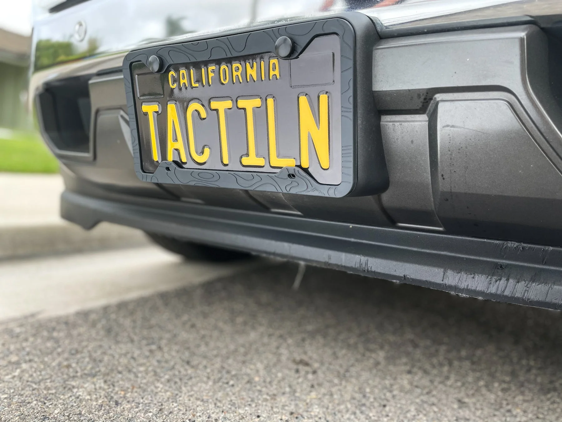 Tactilian Silicone Topography License Plate Frame - Image 4