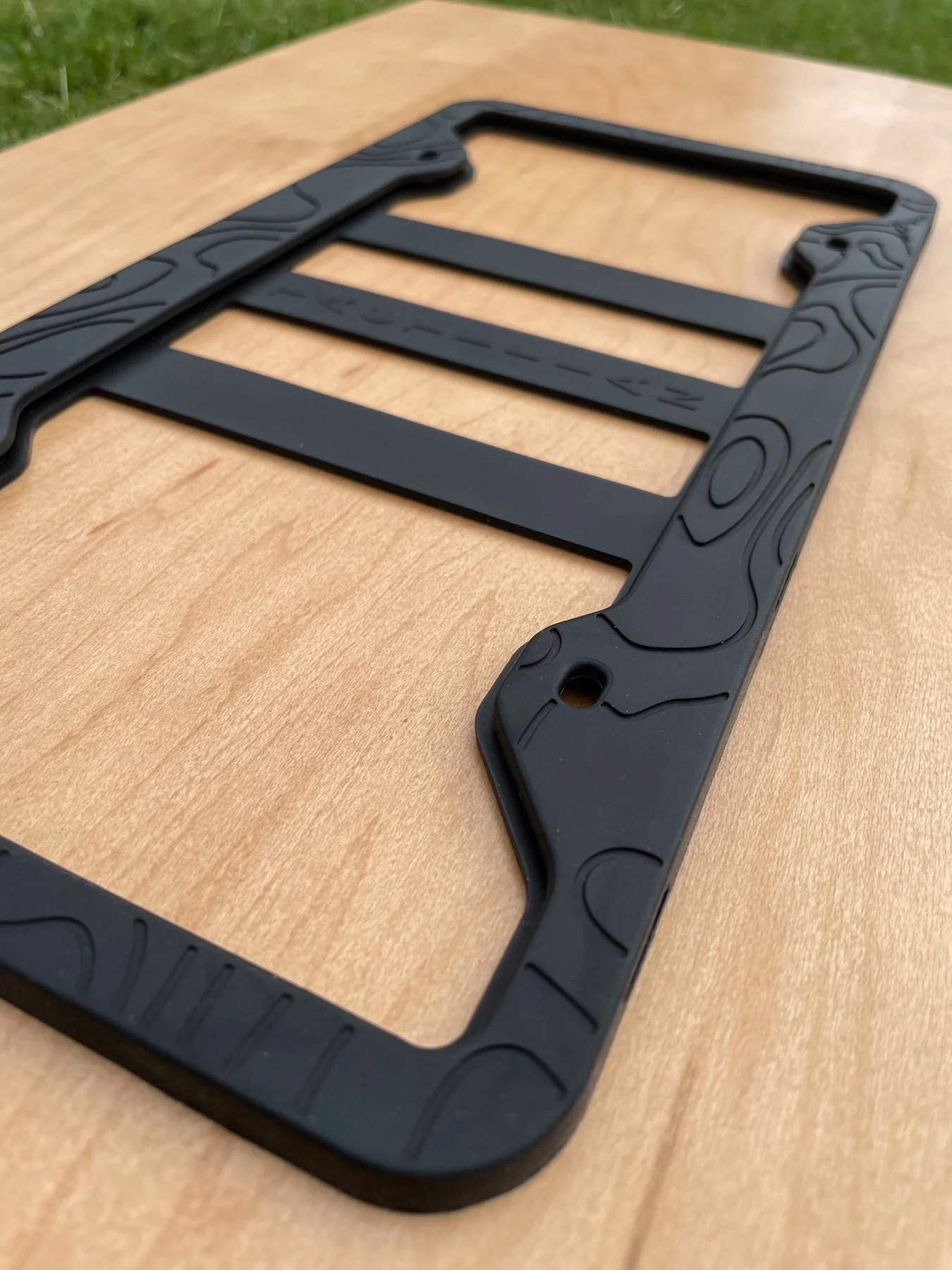 Tactilian Silicone Topography License Plate Frame - Image 7