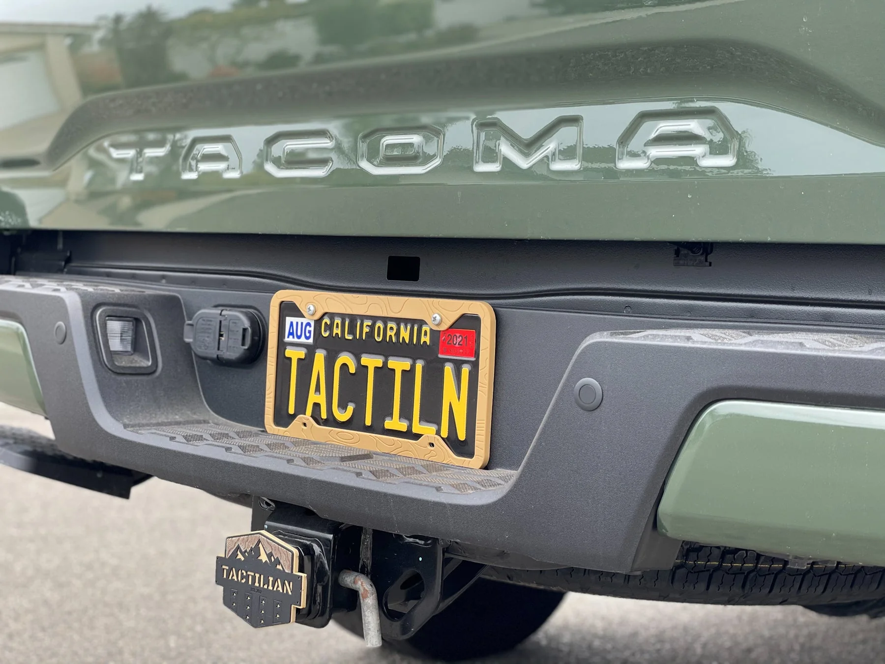 Tactilian Silicone Topography License Plate Frame - Image 8