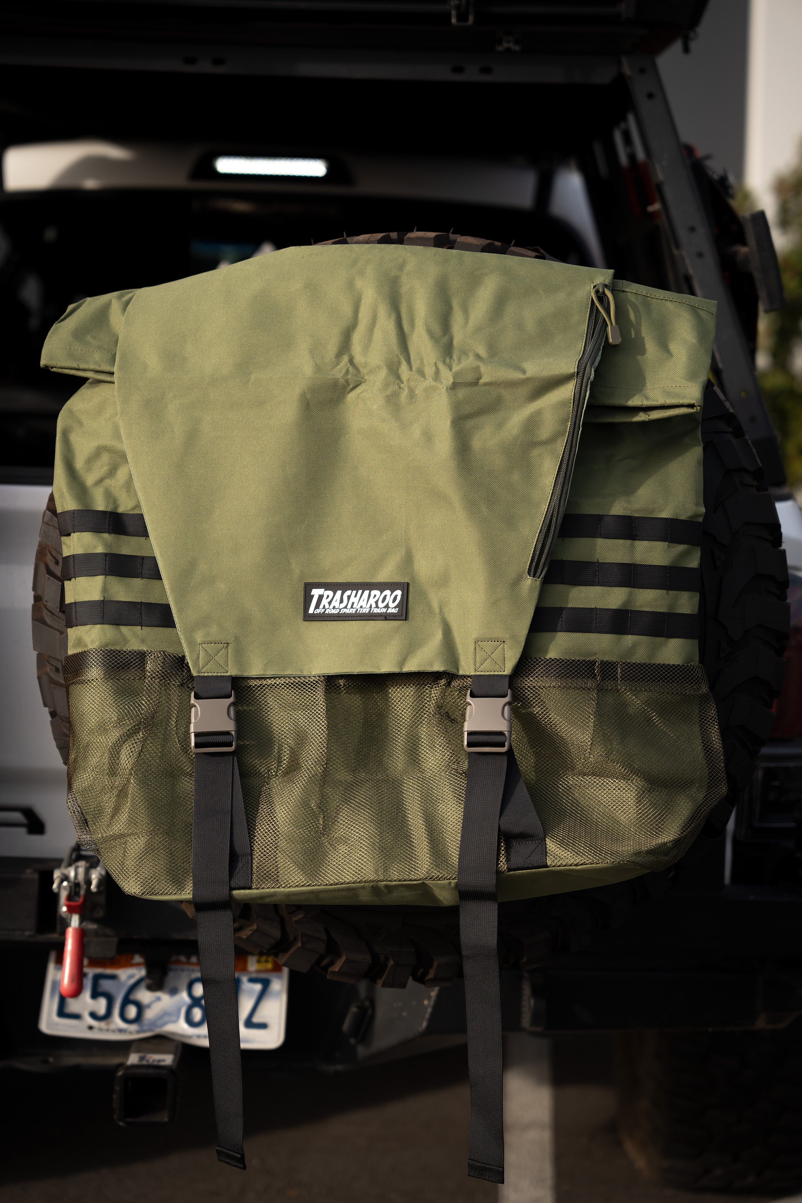 Trasharoo Spare Tire Trash Bag Green - Image 4