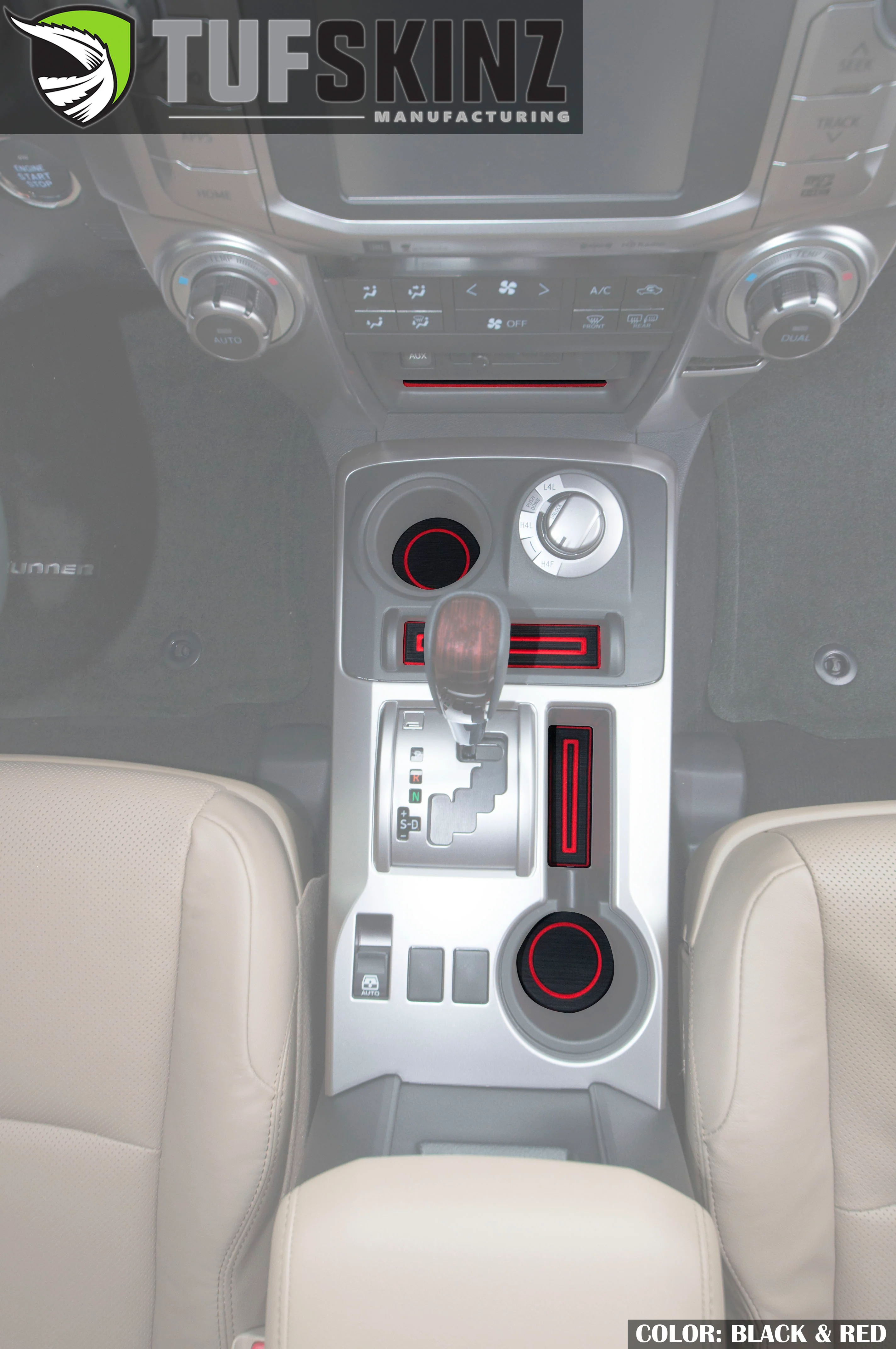 Tufskinz Interior Cup Holder Foam Inserts For 4Runner (2010-2024) - Image 7