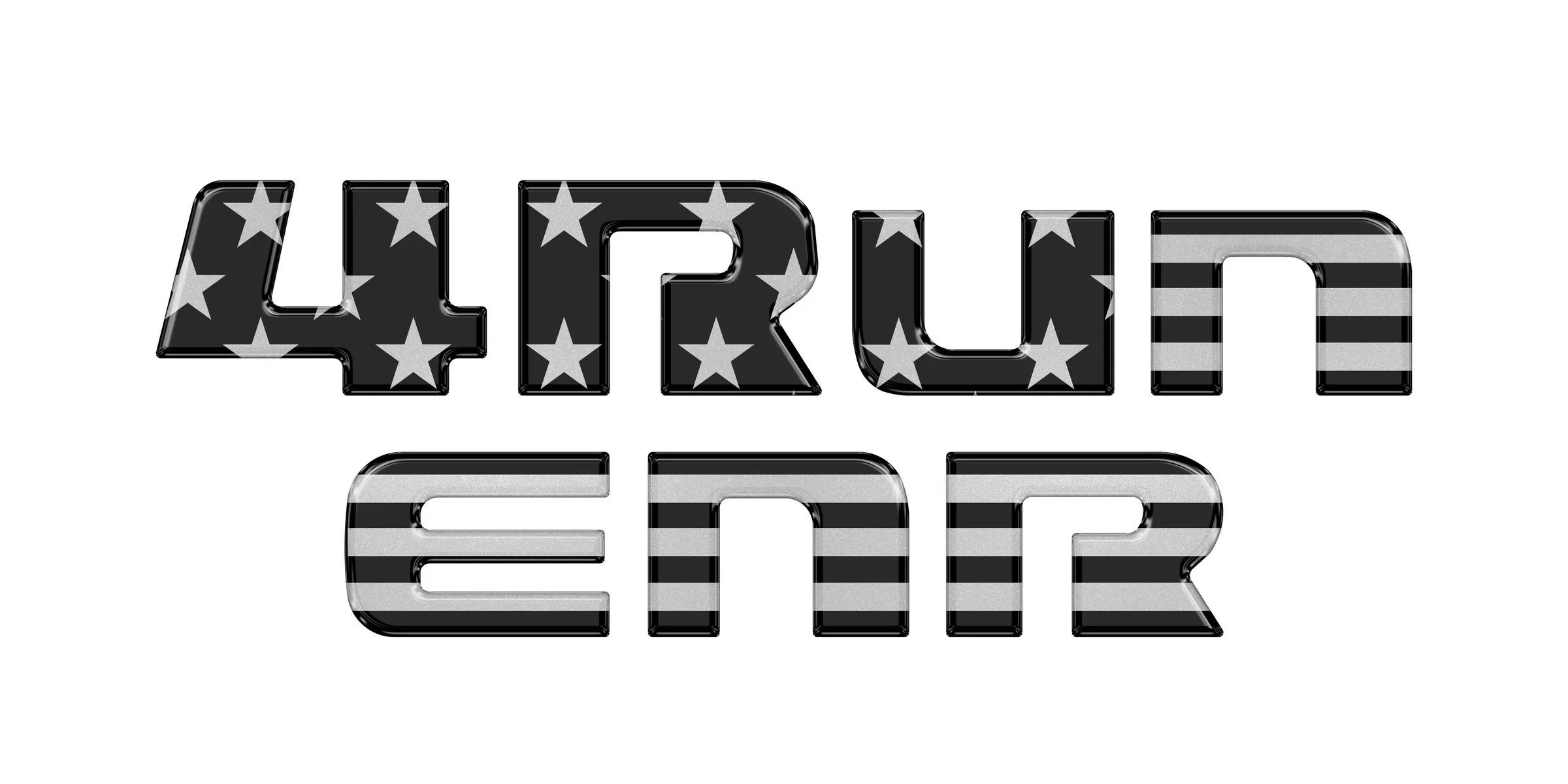 Tufskinz Liftgate Letter Overlays For 4Runner (2025-Current) - Image 3