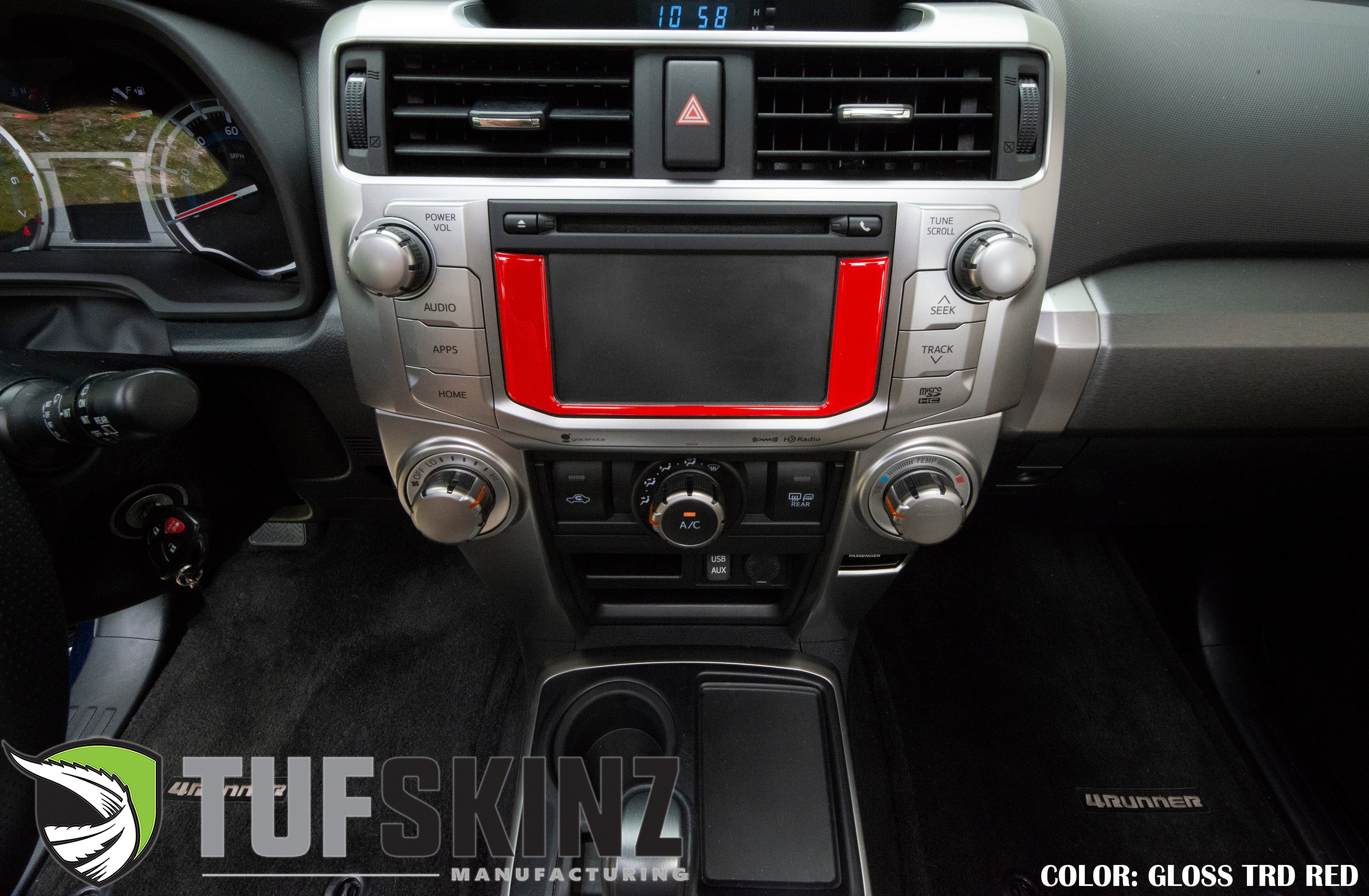 Tufskinz Lower Radio Display Accent Trim For 4Runner (2014-2024) - Image 11