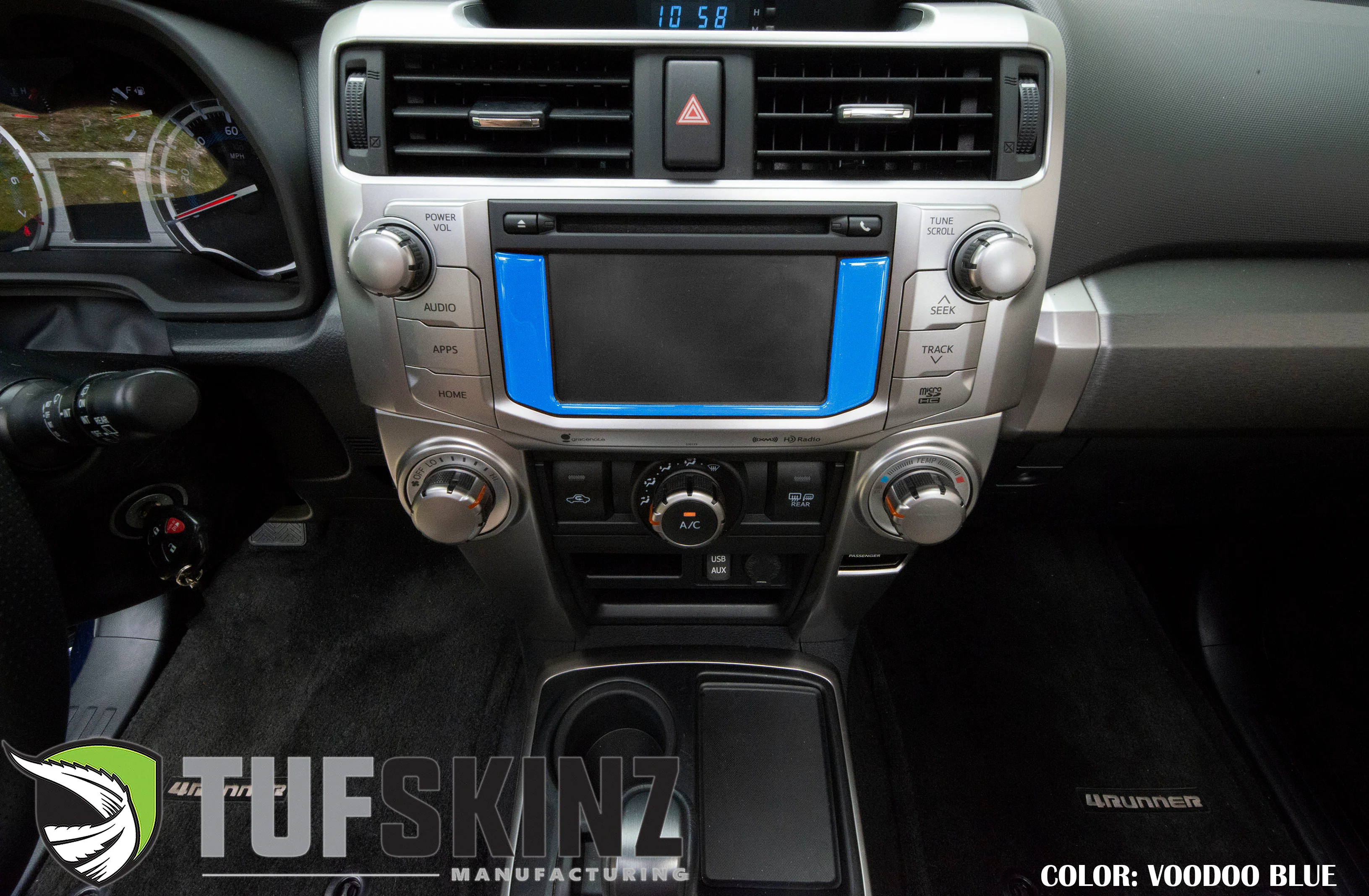 Tufskinz Lower Radio Display Accent Trim For 4Runner (2014-2024) - Image 14