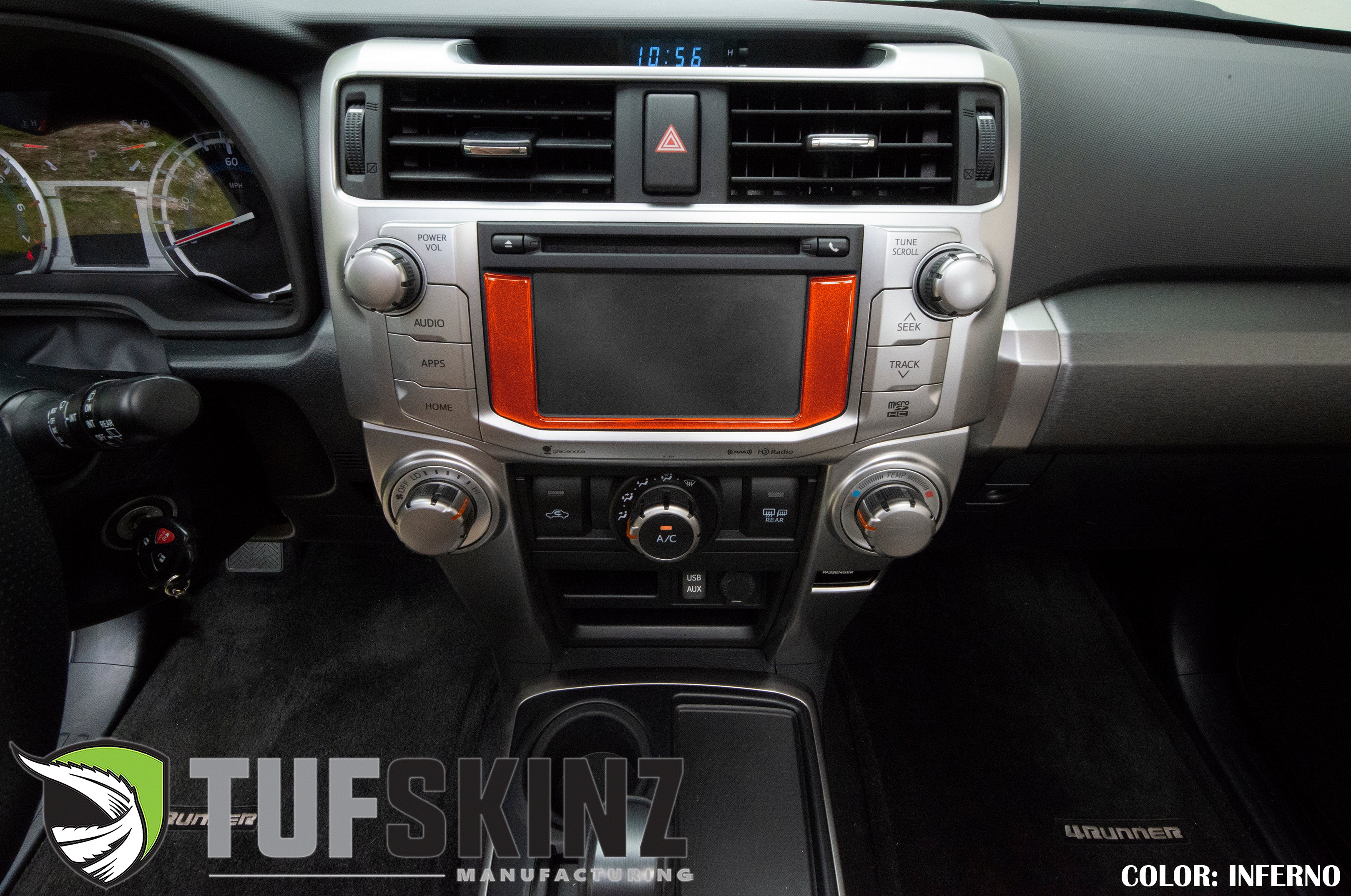 Tufskinz Lower Radio Display Accent Trim For 4Runner (2014-2024) - Image 5