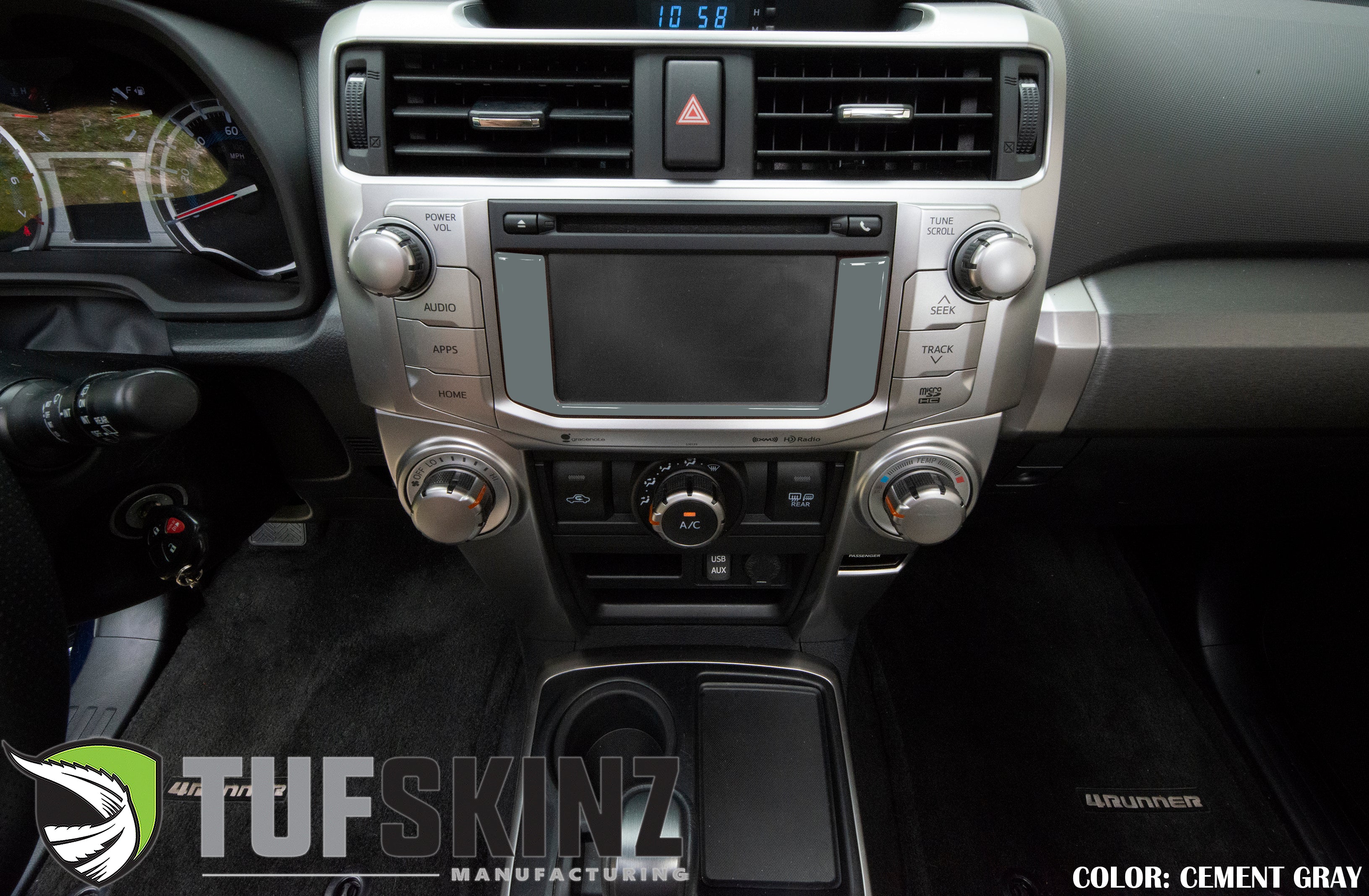 Tufskinz Lower Radio Display Accent Trim For 4Runner (2014-2024) - Image 7