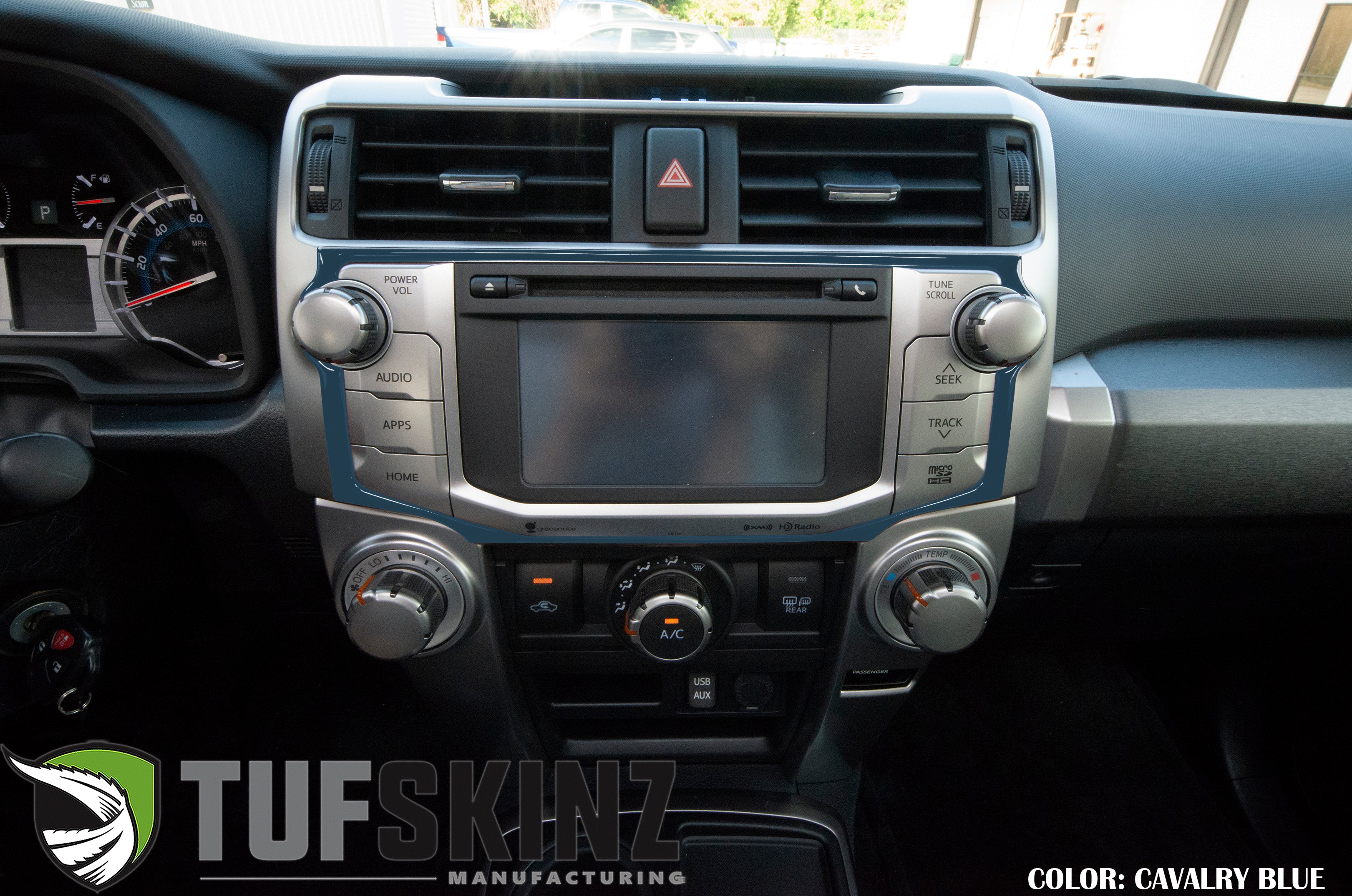Tufskinz Outer Radio Display Accent Trim For 4Runner (2014-2024) - Image 3
