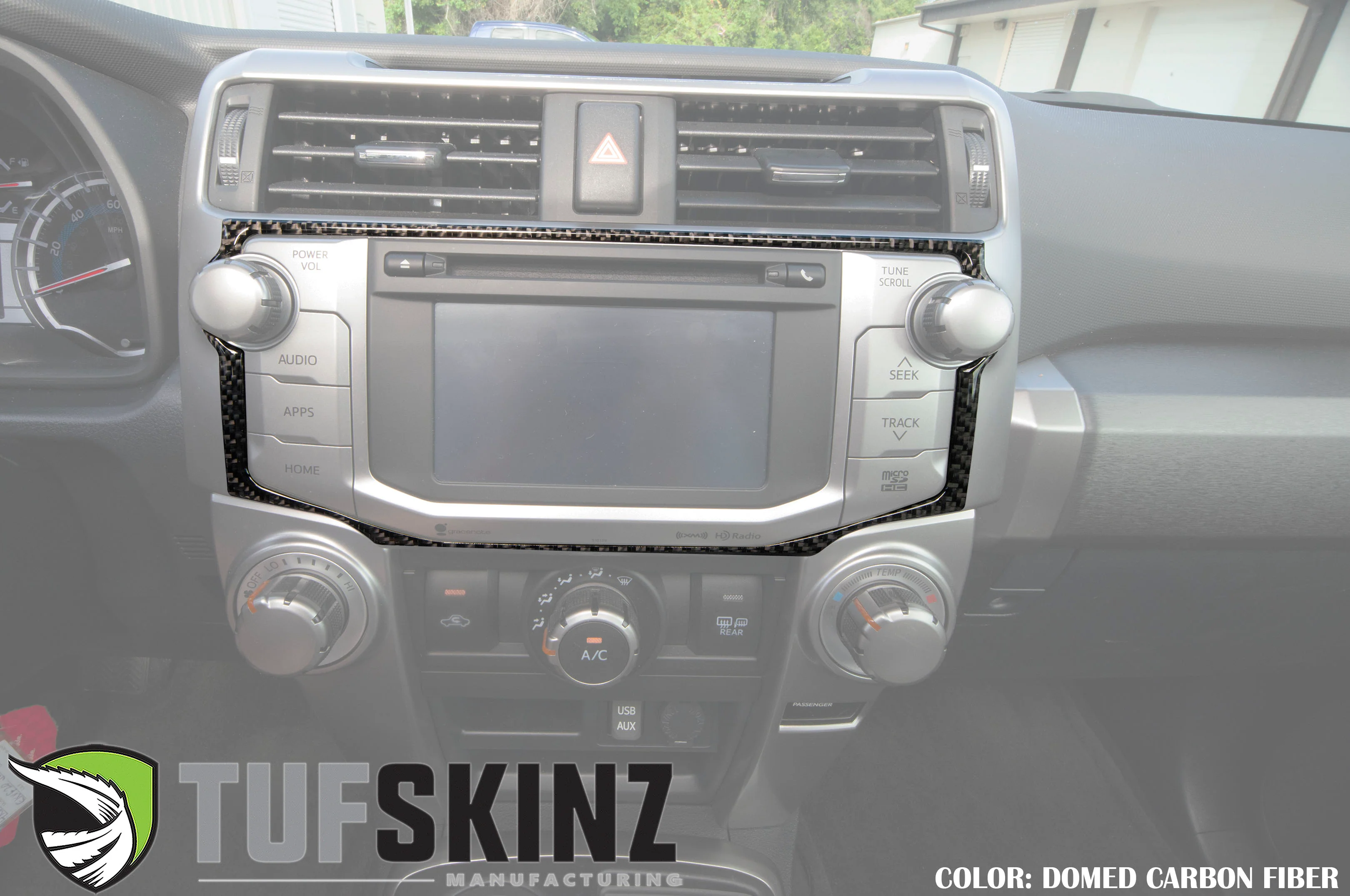 Tufskinz Outer Radio Display Accent Trim For 4Runner (2014-2024) - Image 4