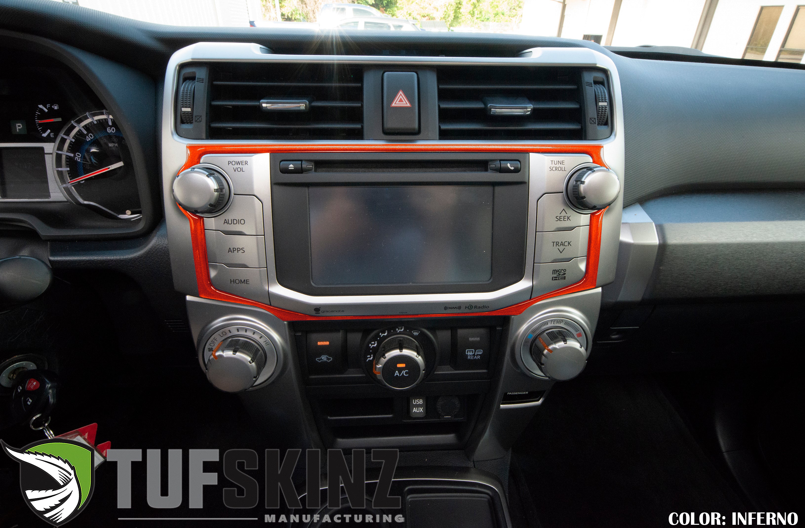 Tufskinz Outer Radio Display Accent Trim For 4Runner (2014-2024) - Image 5