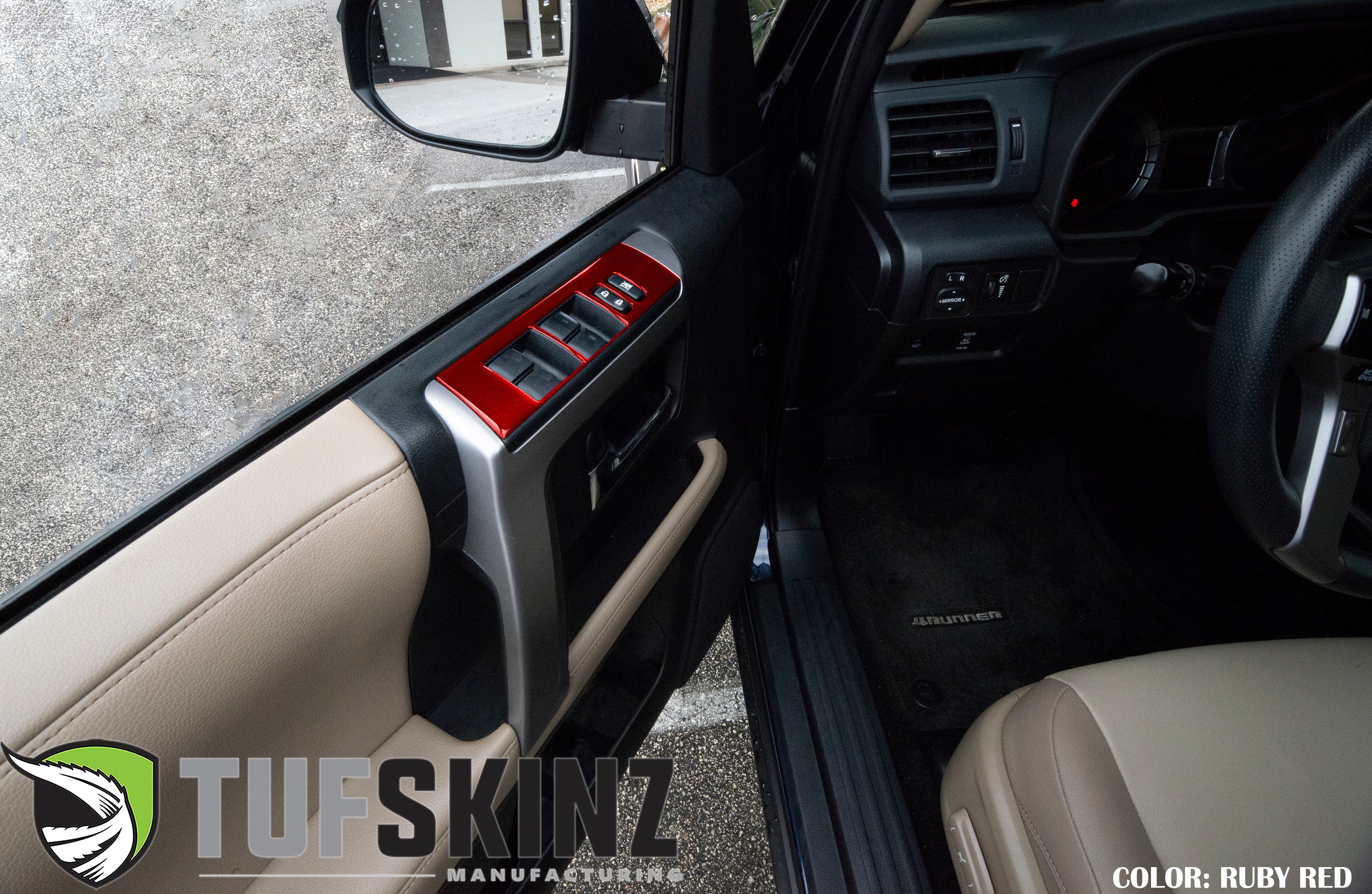 Tufskinz Side Door Control Accent Trim For 4Runner (2014-2024) - Image 12
