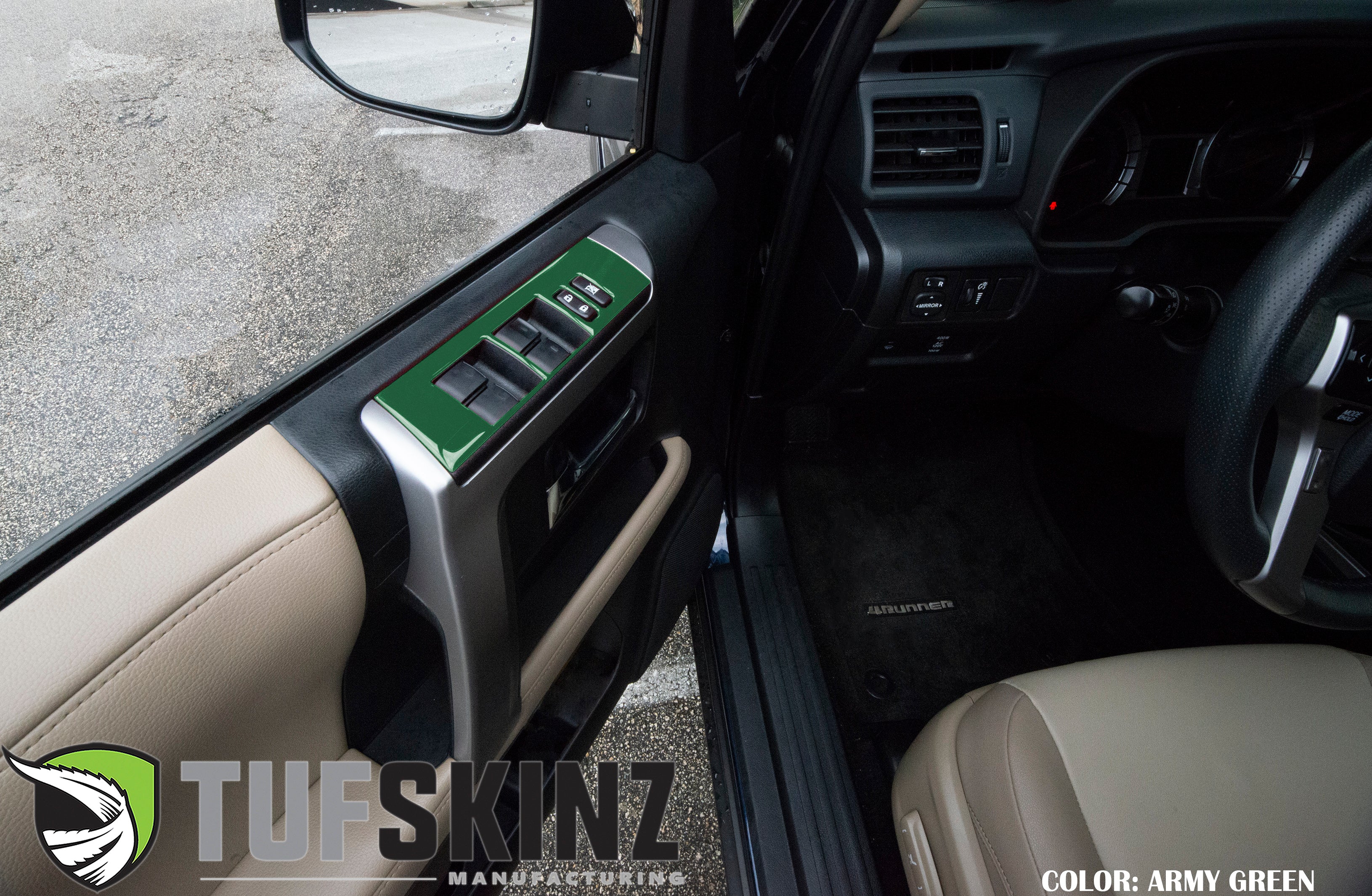 Tufskinz Side Door Control Accent Trim For 4Runner (2014-2024) - Image 13