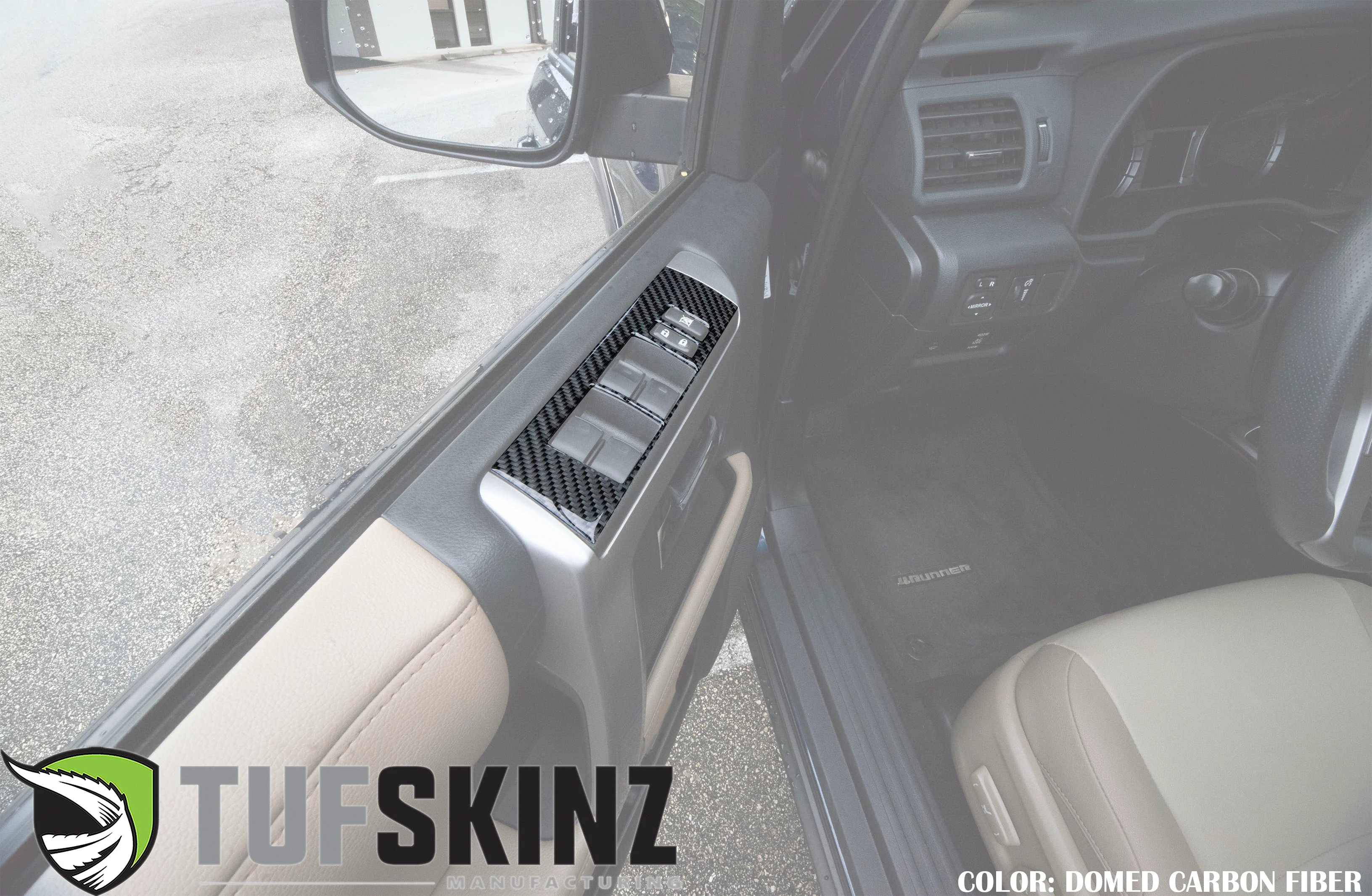Tufskinz Side Door Control Accent Trim For 4Runner (2014-2024) - Image 4