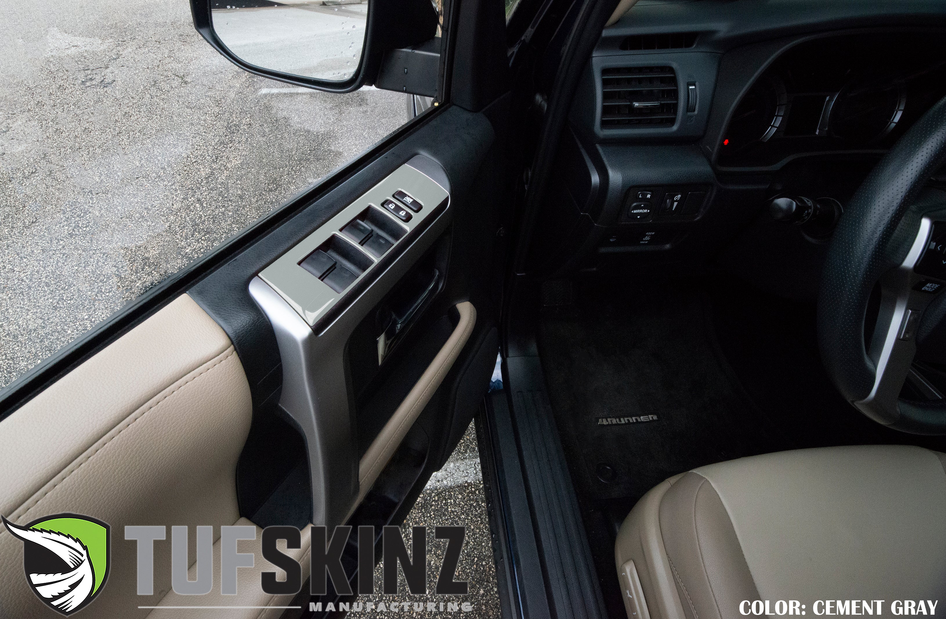 Tufskinz Side Door Control Accent Trim For 4Runner (2014-2024) - Image 7