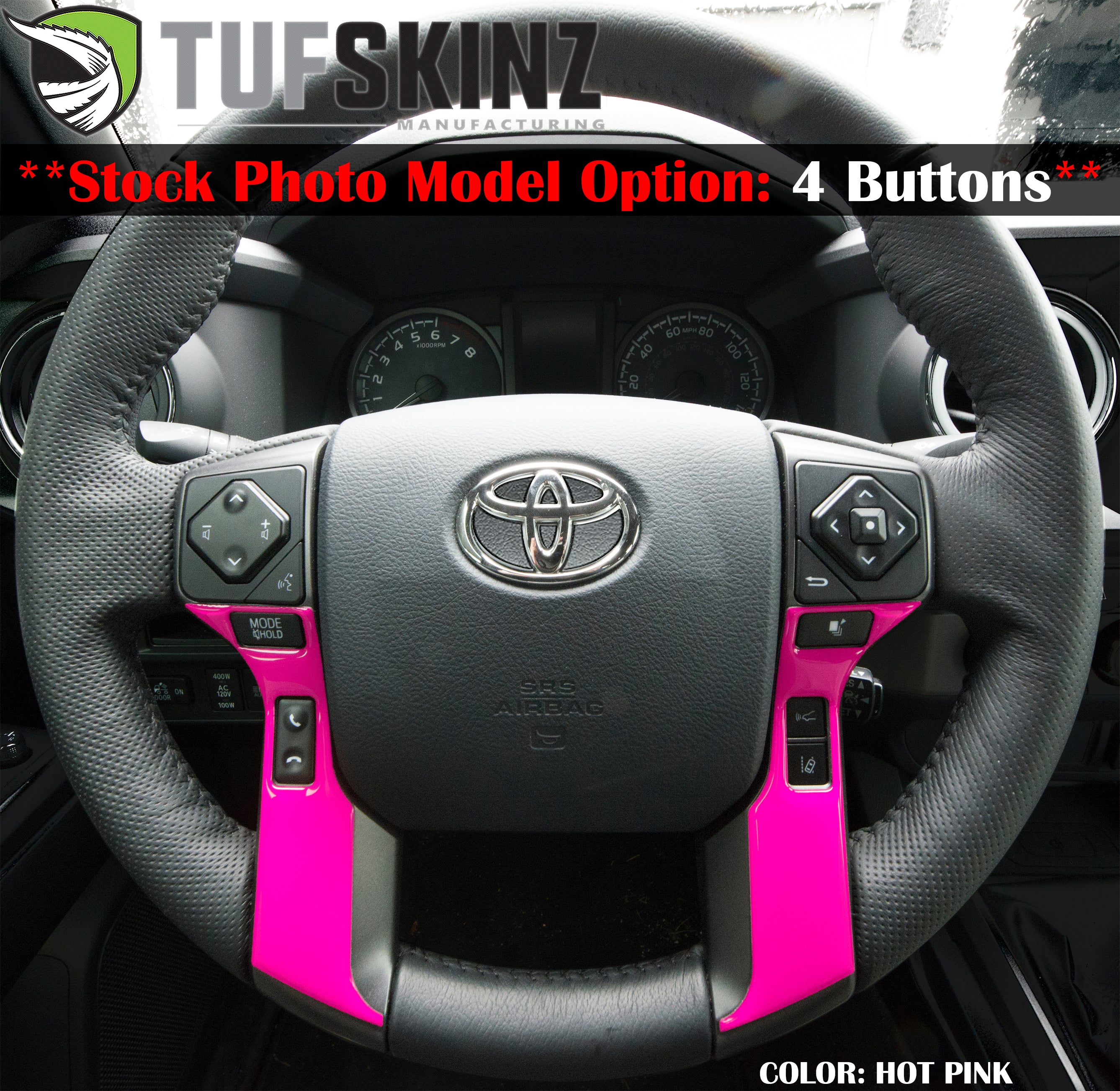 Tufskinz Steering Wheel Trim For 4Runner (2014-2024) - Image 11