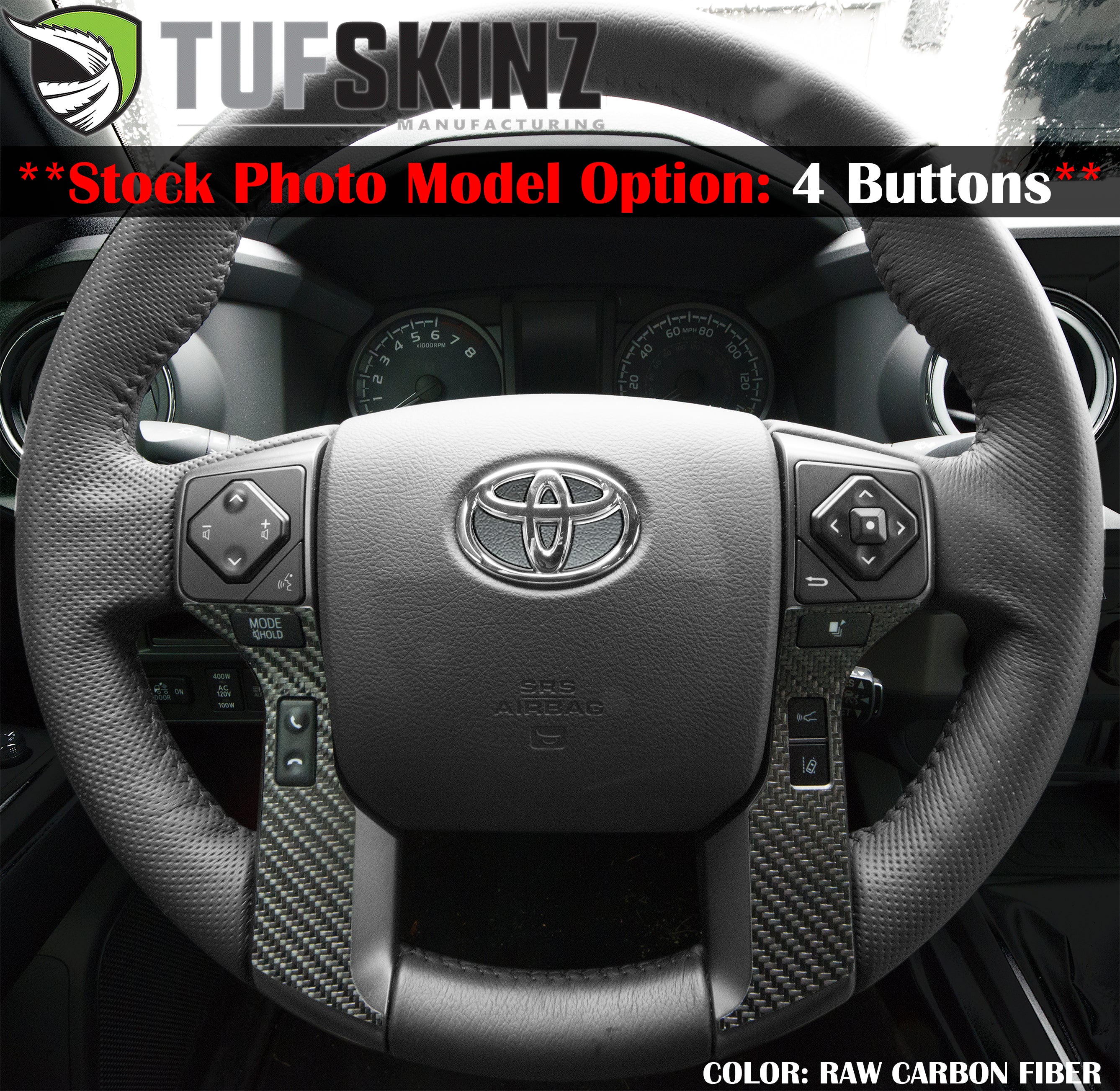 Tufskinz Steering Wheel Trim For 4Runner (2014-2024) - Image 12