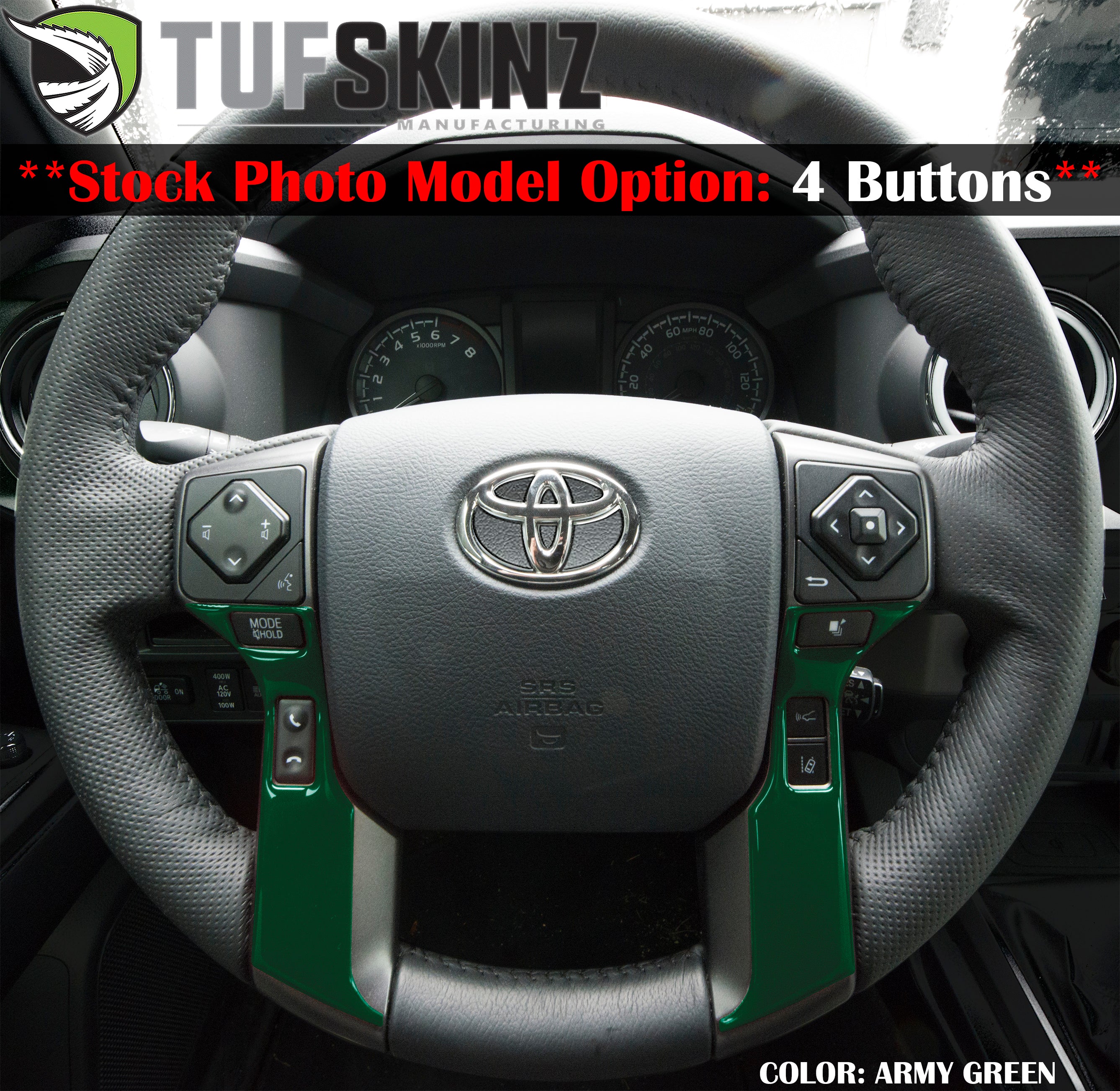 Tufskinz Steering Wheel Trim For 4Runner (2014-2024) - Image 14
