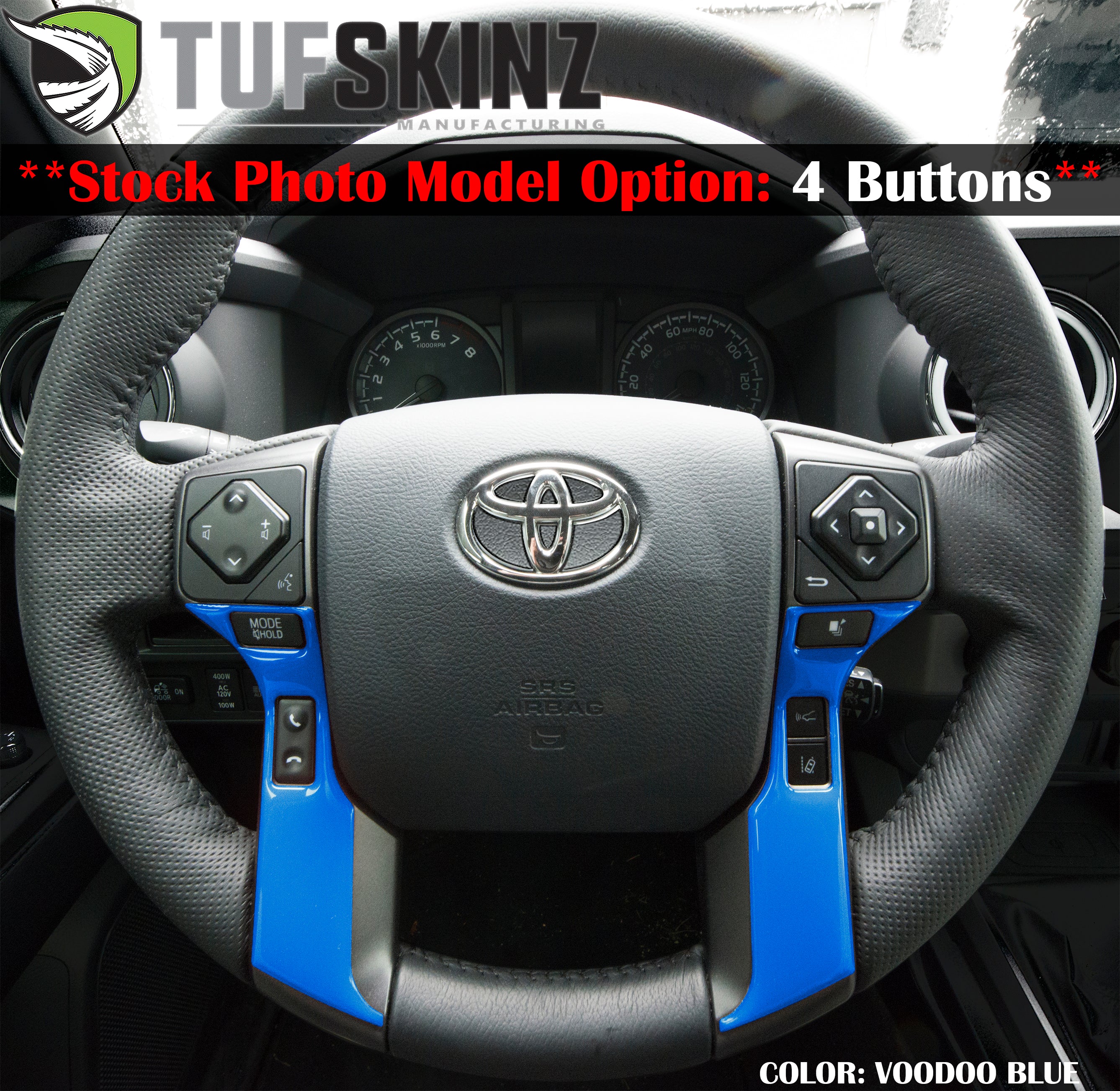Tufskinz Steering Wheel Trim For 4Runner (2014-2024) - Image 15