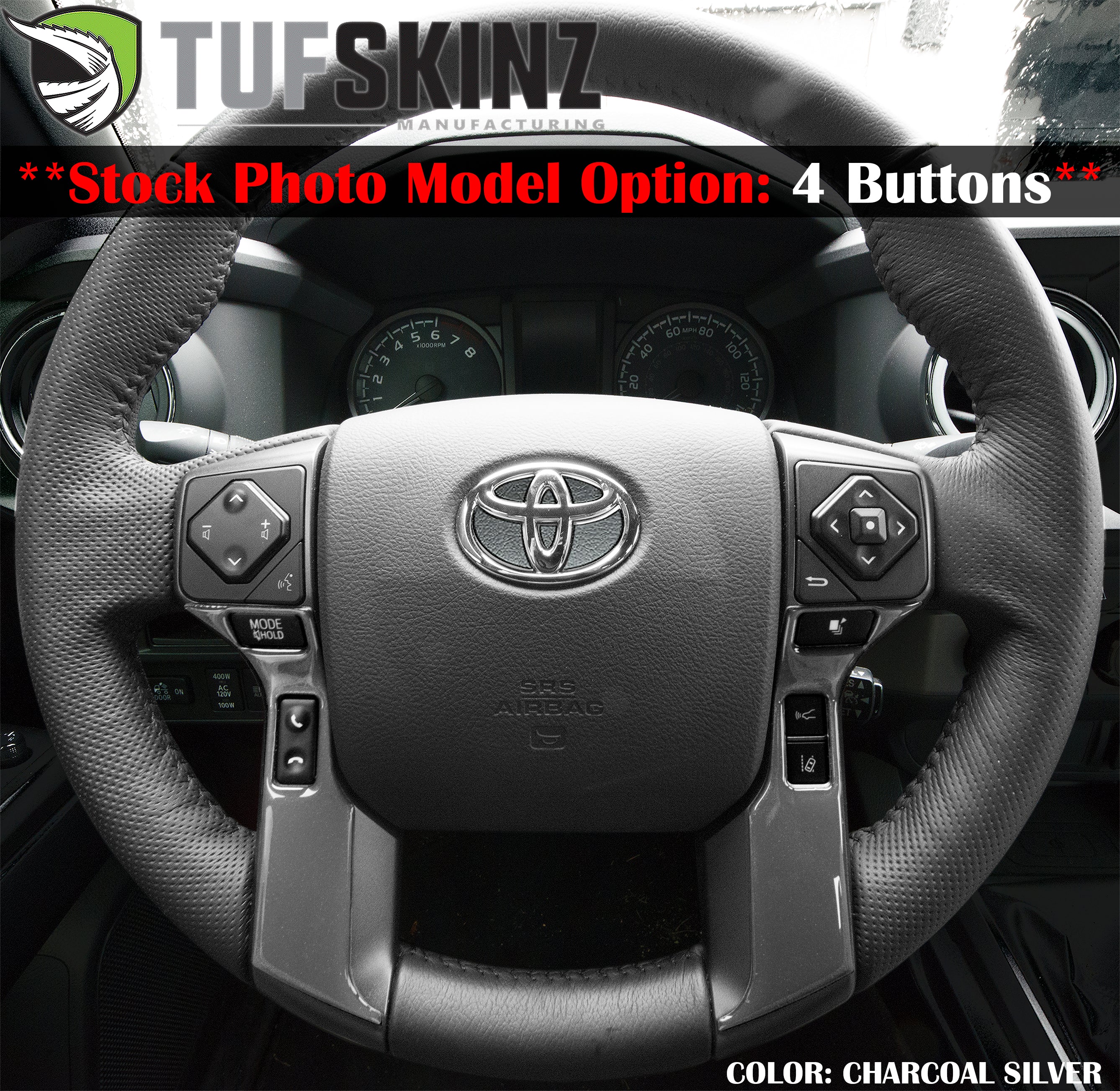 Tufskinz Steering Wheel Trim For 4Runner (2014-2024) - Image 3