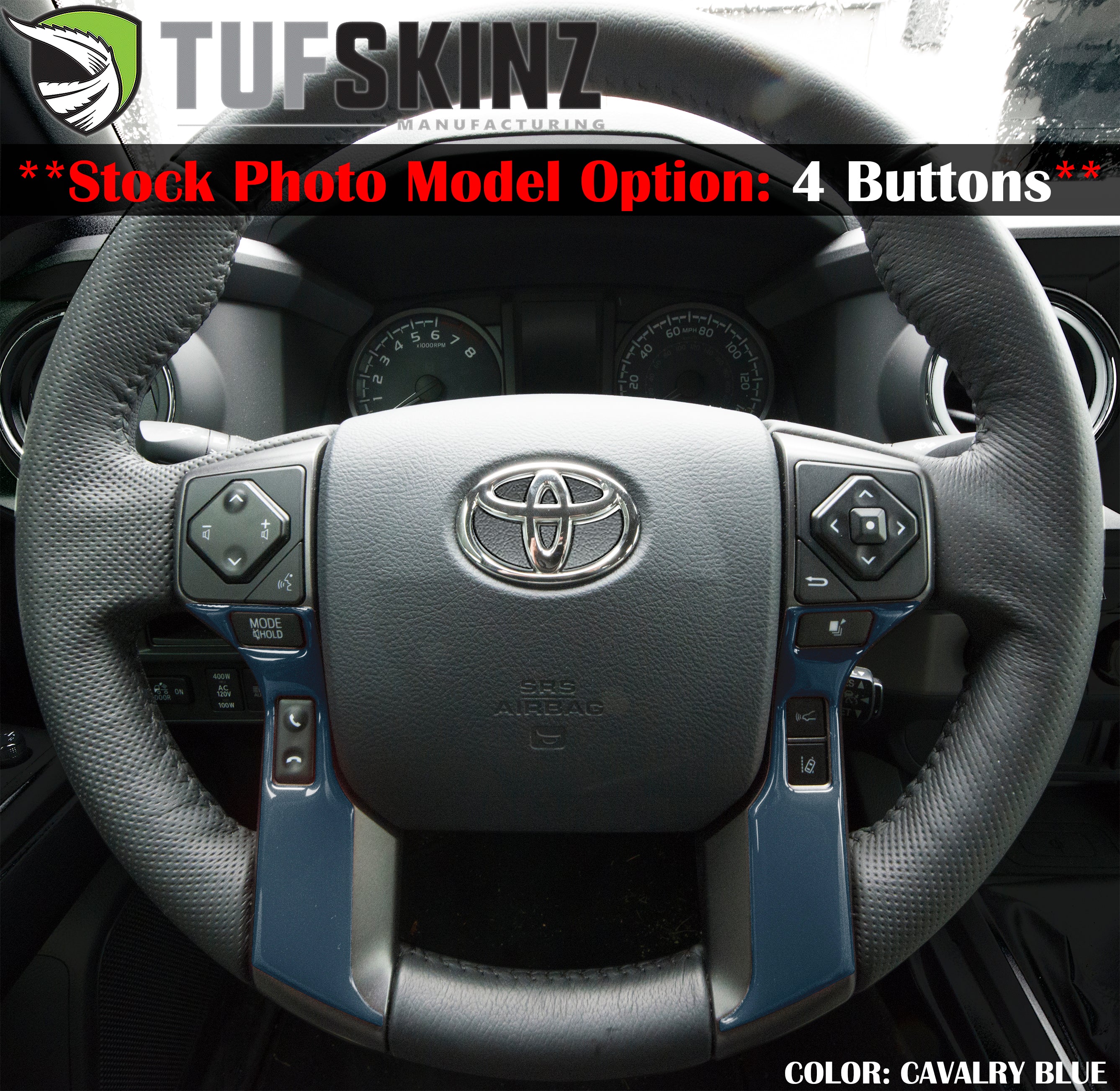 Tufskinz Steering Wheel Trim For 4Runner (2014-2024) - Image 4