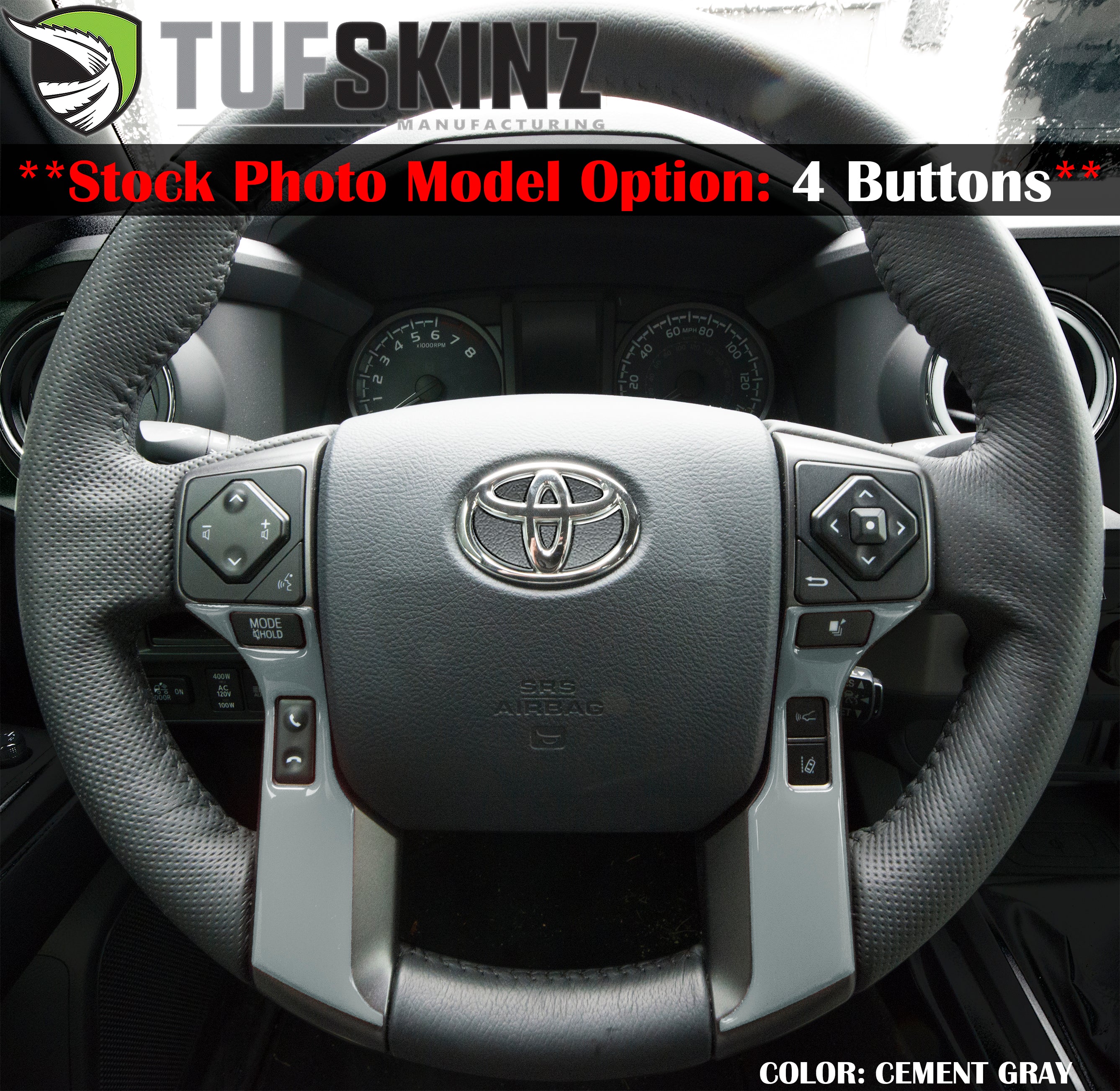 Tufskinz Steering Wheel Trim For 4Runner (2014-2024) - Image 8