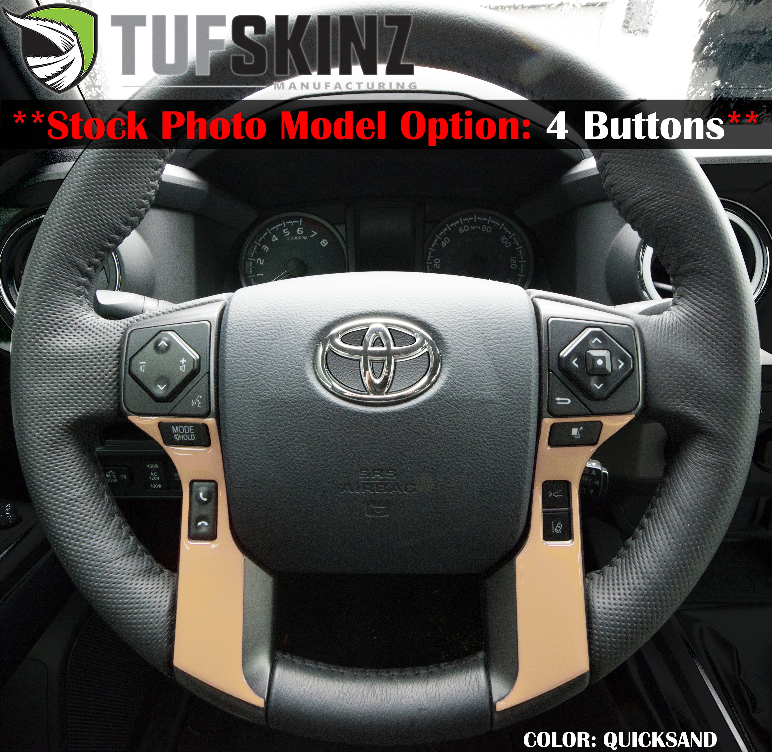 Tufskinz Steering Wheel Trim For 4Runner (2014-2024) - Image 9
