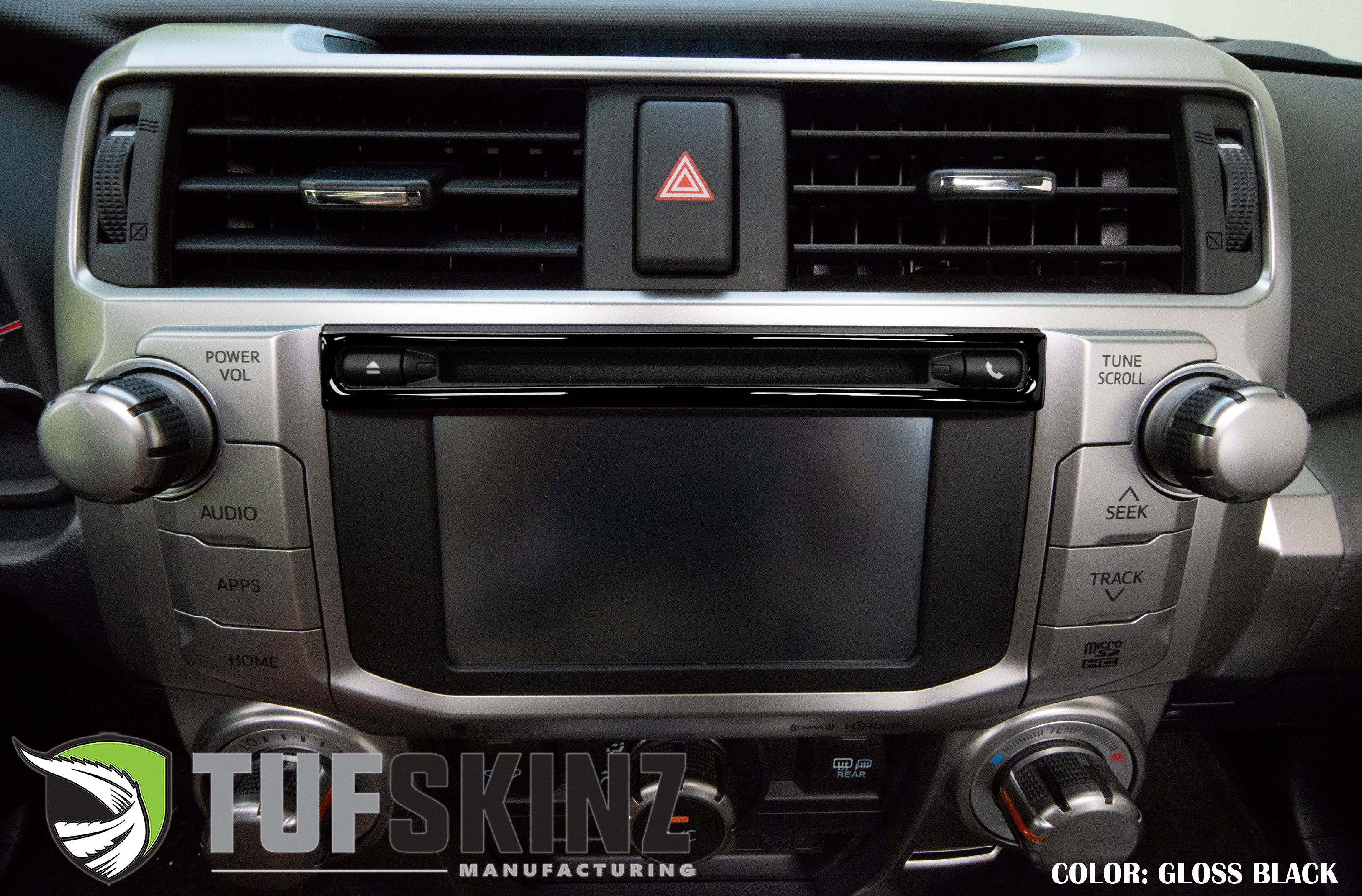 Tufskinz Upper Radio Display Accent Trim For 4Runner (2014-2024) - Image 4