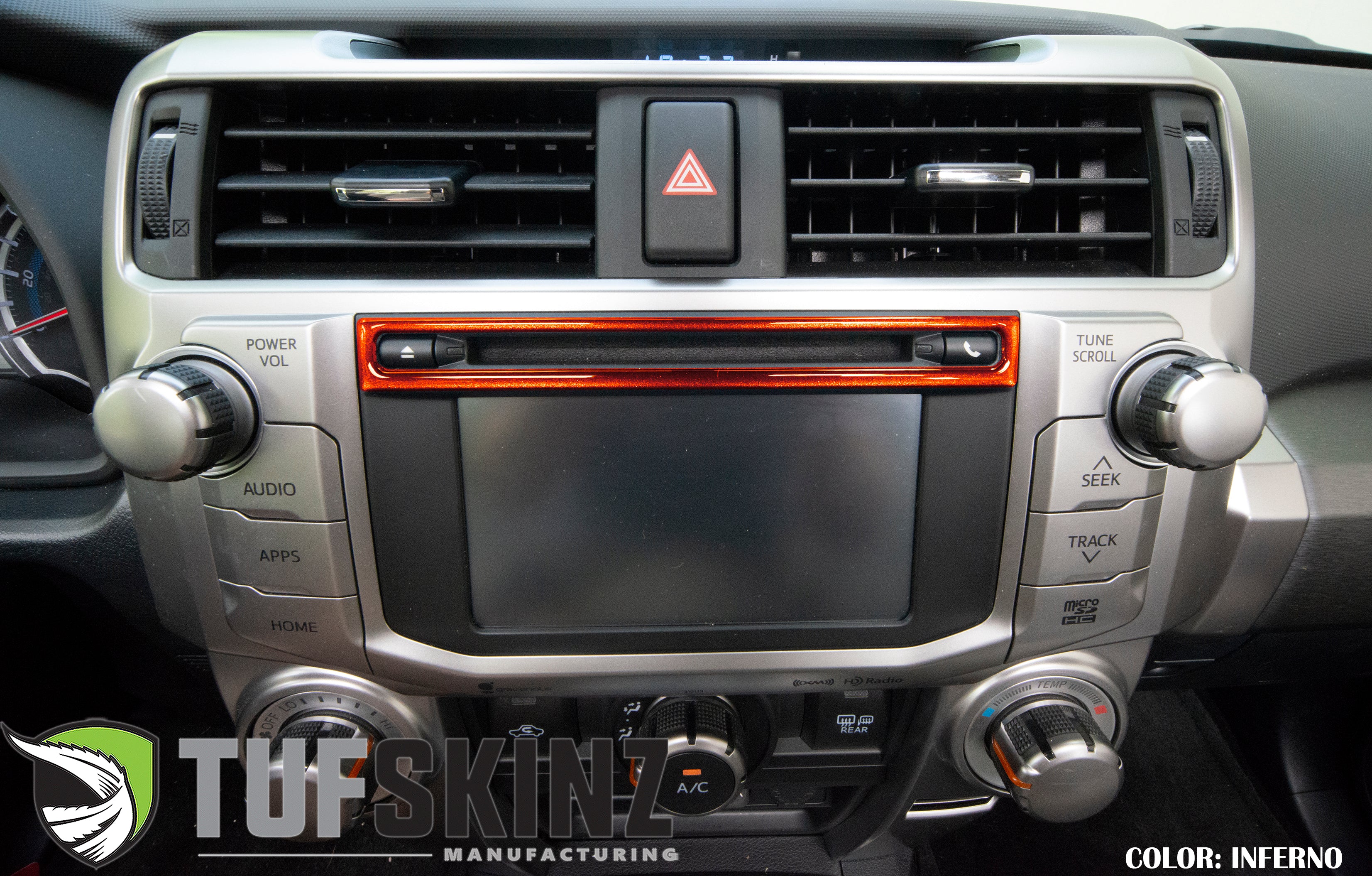 Tufskinz Upper Radio Display Accent Trim For 4Runner (2014-2024) - Image 7