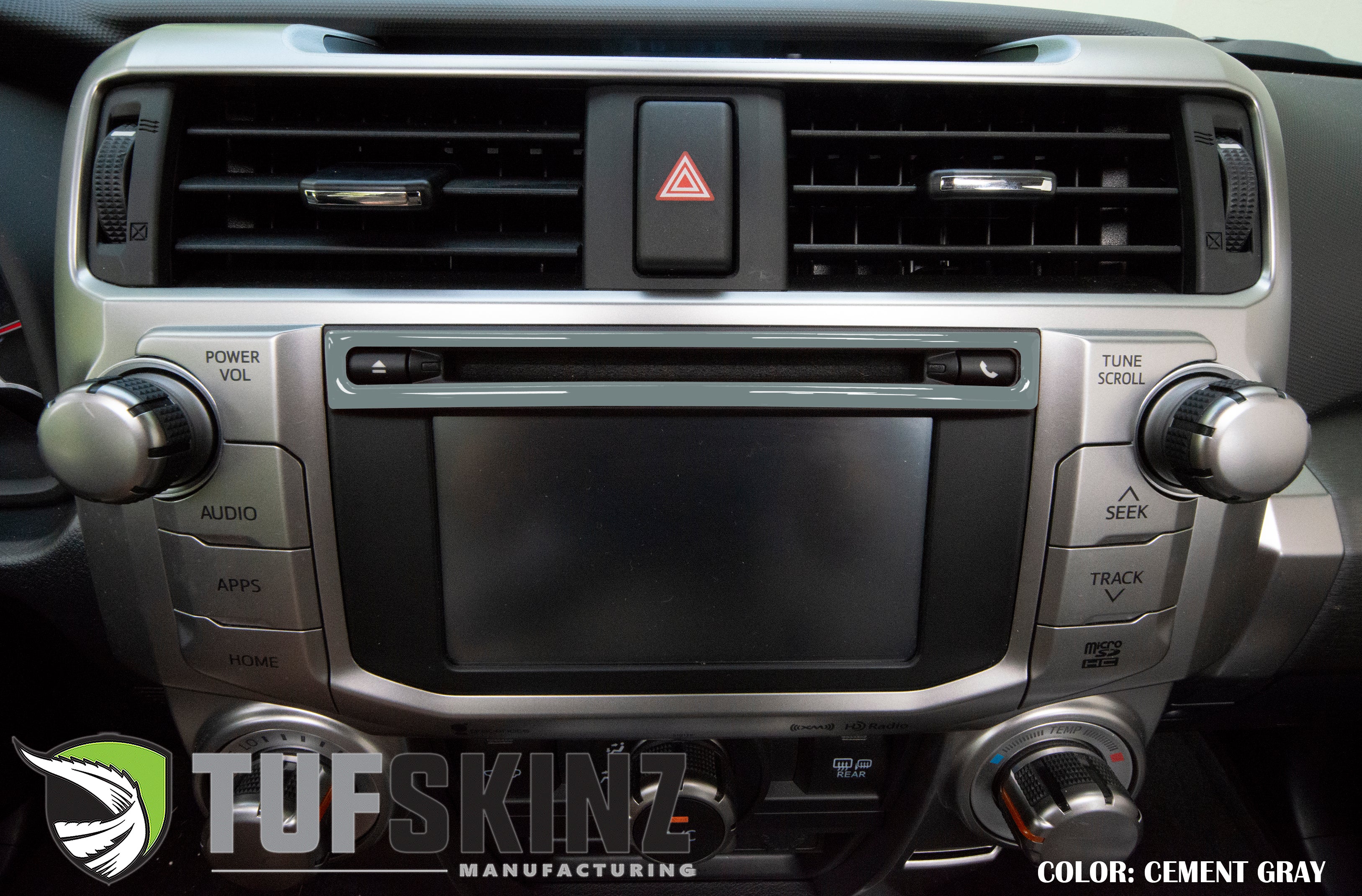 Tufskinz Upper Radio Display Accent Trim For 4Runner (2014-2024) - Image 9