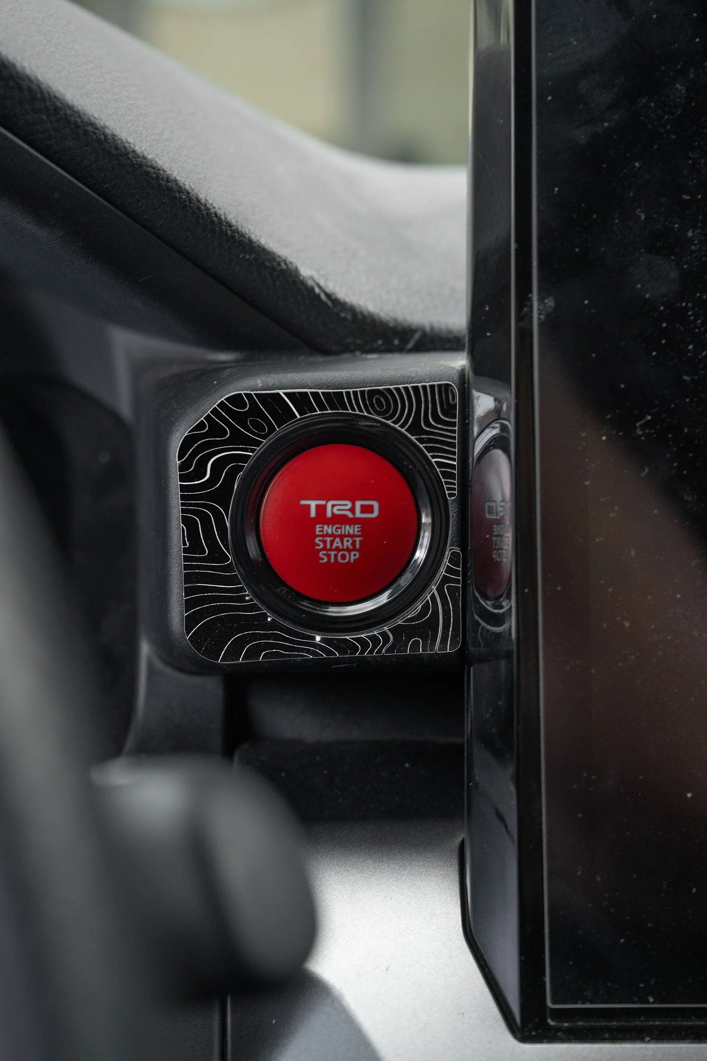 Vinyl Garage Start/Stop Button Overlay For 4Runner (2025-Current) - Image 34
