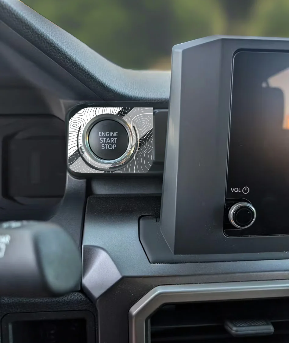 Vinyl Garage Start/Stop Button Overlay For 4Runner (2025-Current) - Image 8