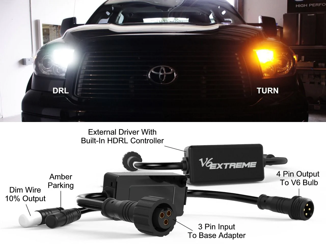 VLEDS V6 Extreme White/Amber Switchback Turn Signals + Hyperflash Kit For 4Runner (2010-2013) - Image 4