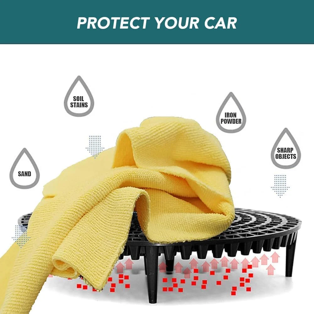 WASH & WHIPS Car Wash Kit - 3-Gallon Bucket with Particle Interceptor Trap, Shampoo, Chenille Mitt & Microfiber Soft Towel, 5pcs - Image 8