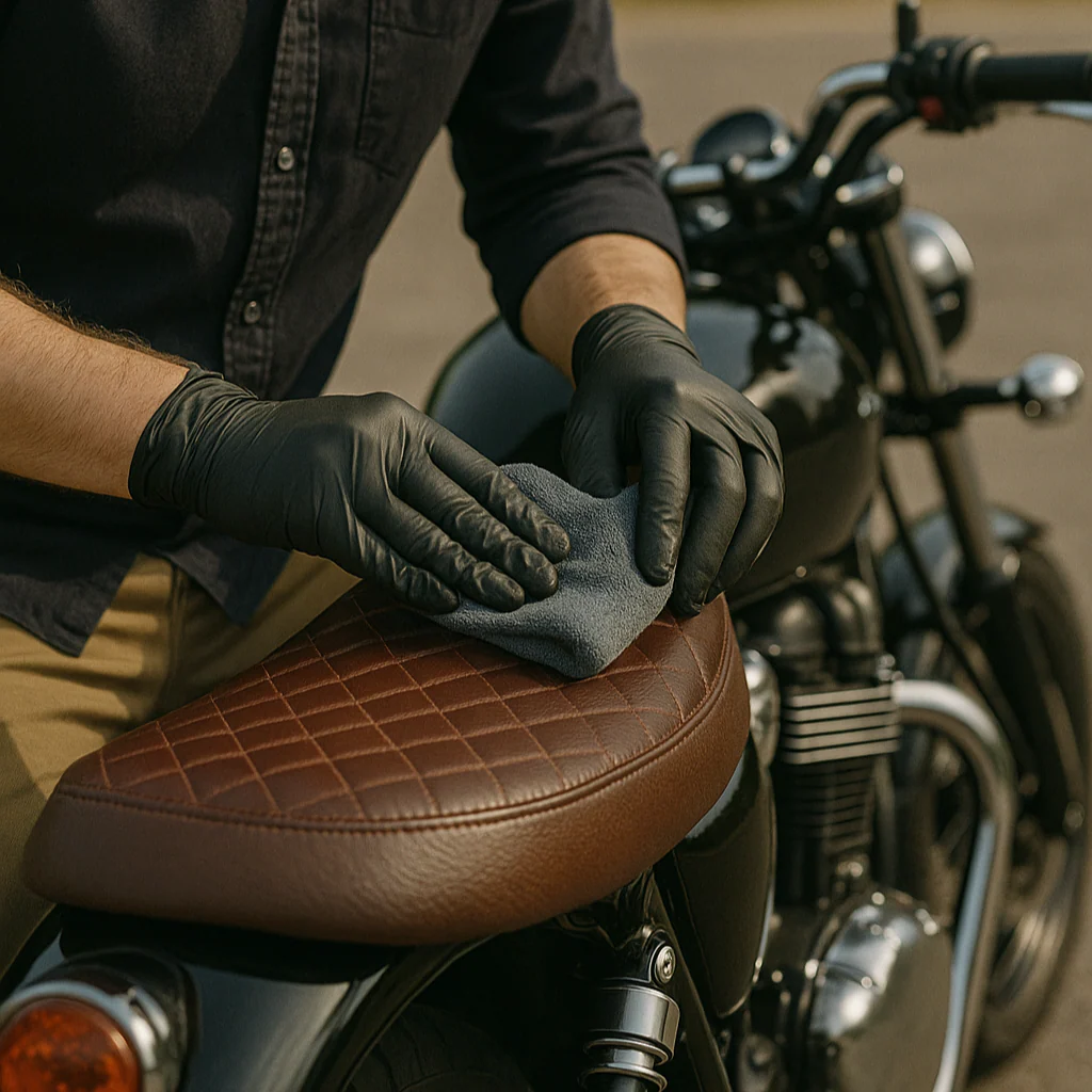 WASH&WHIPS MotoPro Motorcycle Detailing Kit - Bug Remover, Leather Care, Ceramic Spray - Image 5