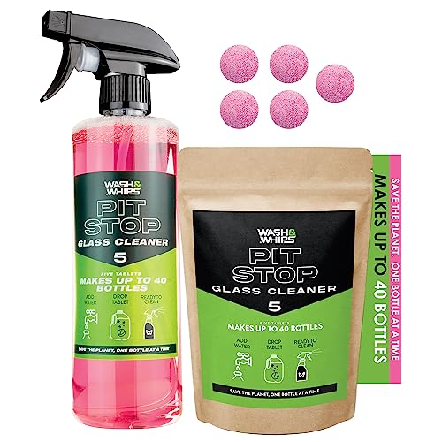 WASH&WHIPS Pit Stop Glass Cleaner / All Surface Cleaner Refill Tablets (Makes 5 Gallons) - Image 10