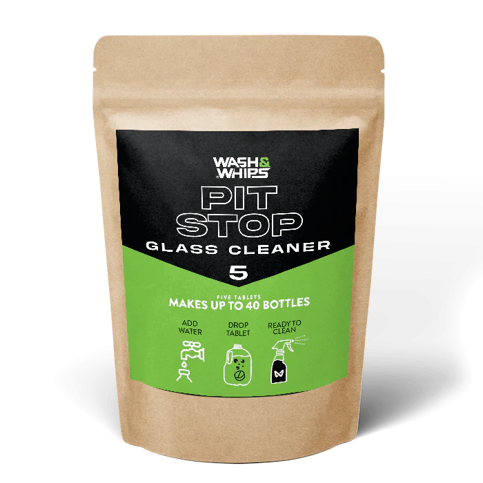 WASH&WHIPS Pit Stop Glass Cleaner / All Surface Cleaner Refill Tablets (Makes 5 Gallons) - Image 6