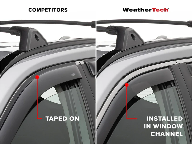 WeatherTech Side Window Deflectors For 4Runner (2025-Current) - Image 9