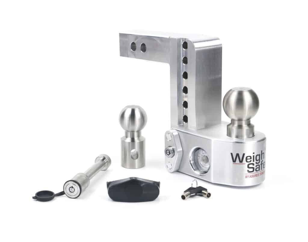 Weigh Safe Aluminum Adjustable Ball Mount Hitch - Image 2