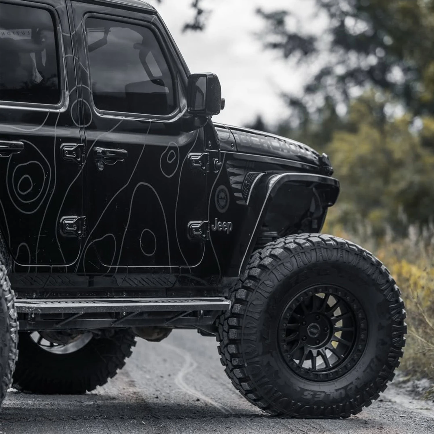 Wraplander DIY Topography Vinyl Wrap Full Car Kit - Image 6
